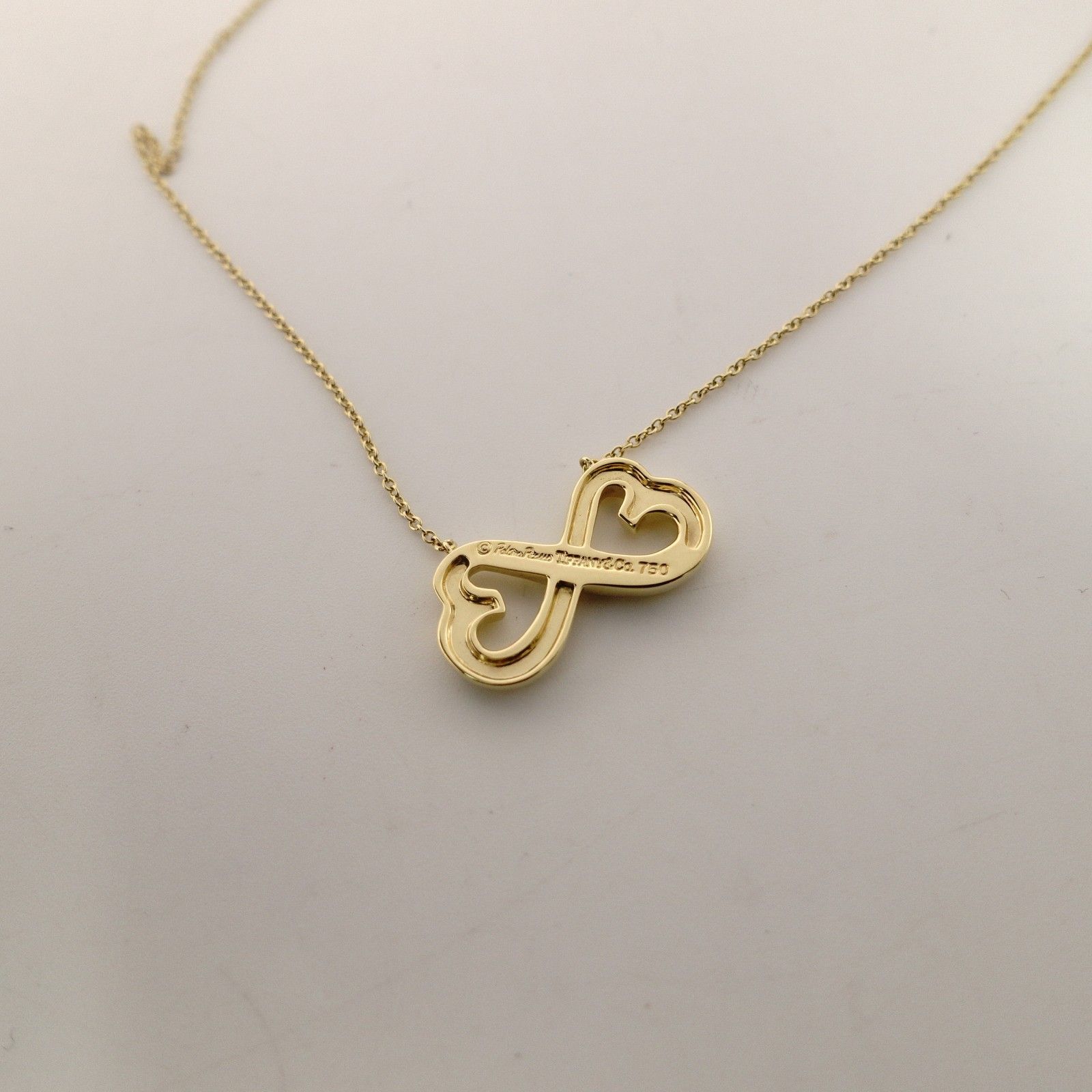 ティファニー Tiffany&Co. ダブル ラビングハート インフィニティ 
