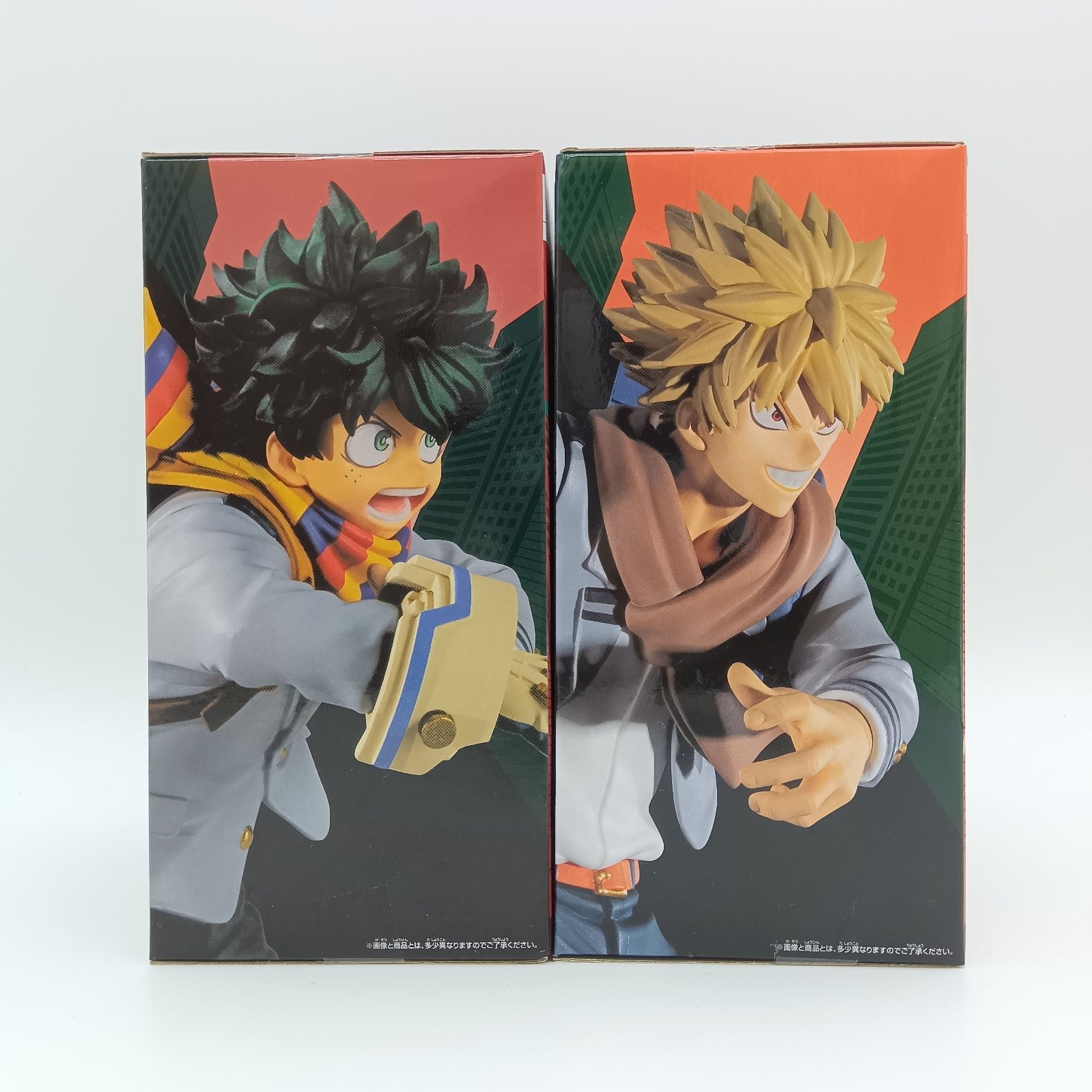 未開封】僕のヒーローアカデミア 緑谷出久 爆豪勝己 フィギュア 2体 