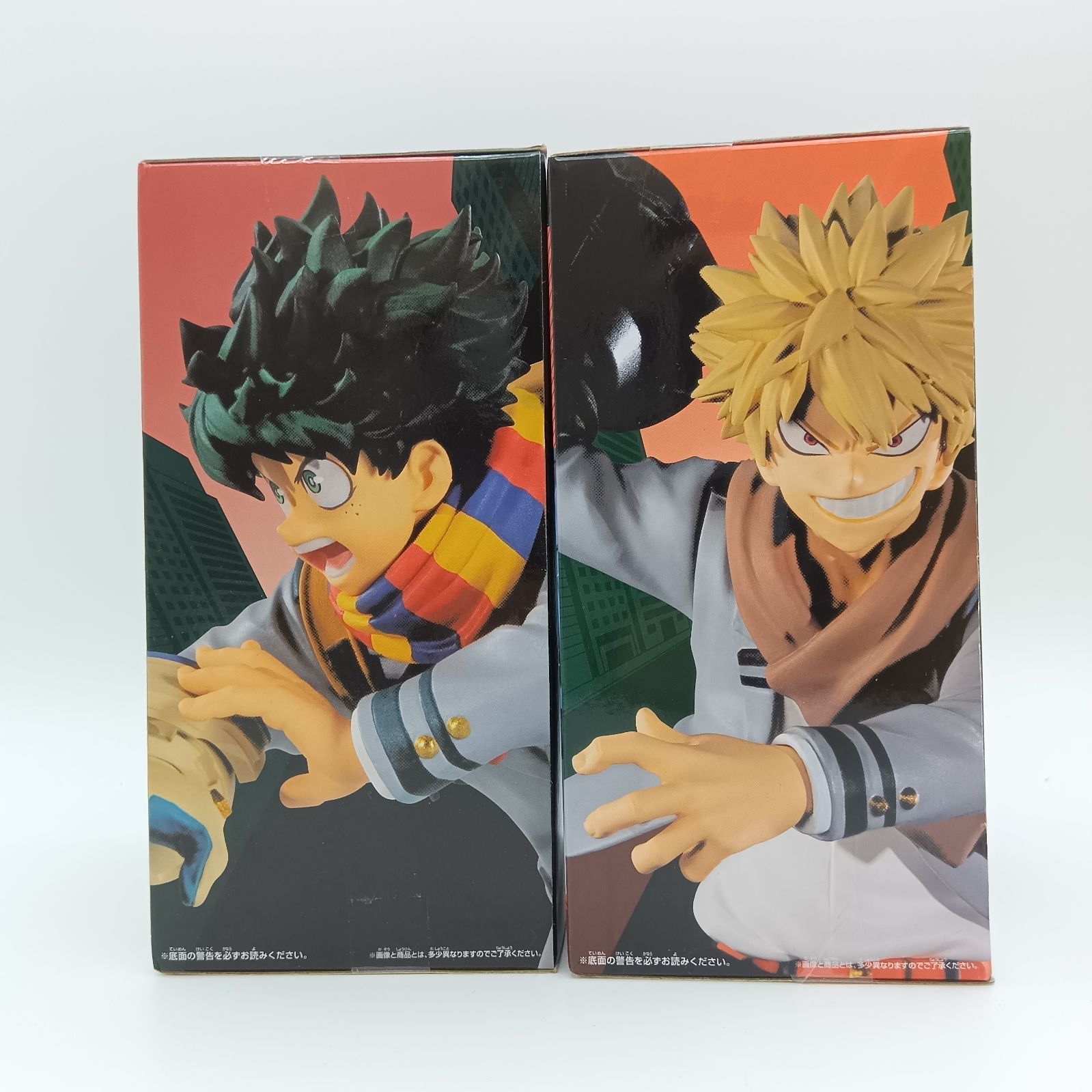 未開封】僕のヒーローアカデミア 緑谷出久 爆豪勝己 フィギュア 2体 