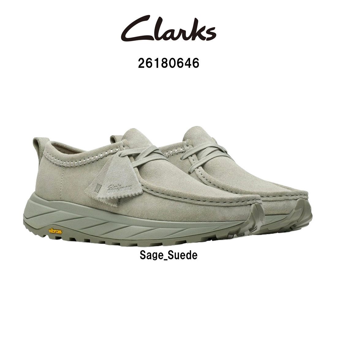 CLARKS(クラークス)メンズ ワラ エデン ロー シューズ ビブラムソール