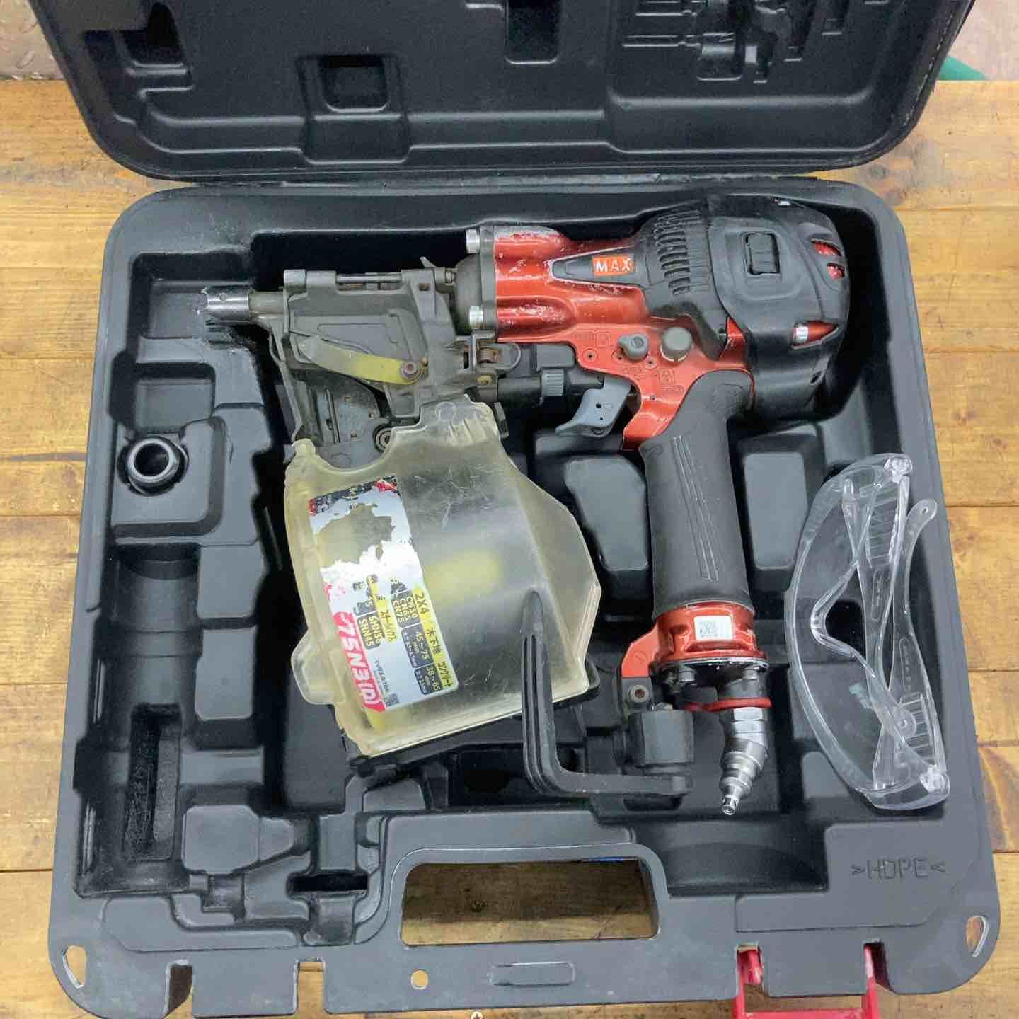 ☆マックス(MAX) 高圧エア釘打ち機 HN-75N3(D)-R【所沢店】 - メルカリ
