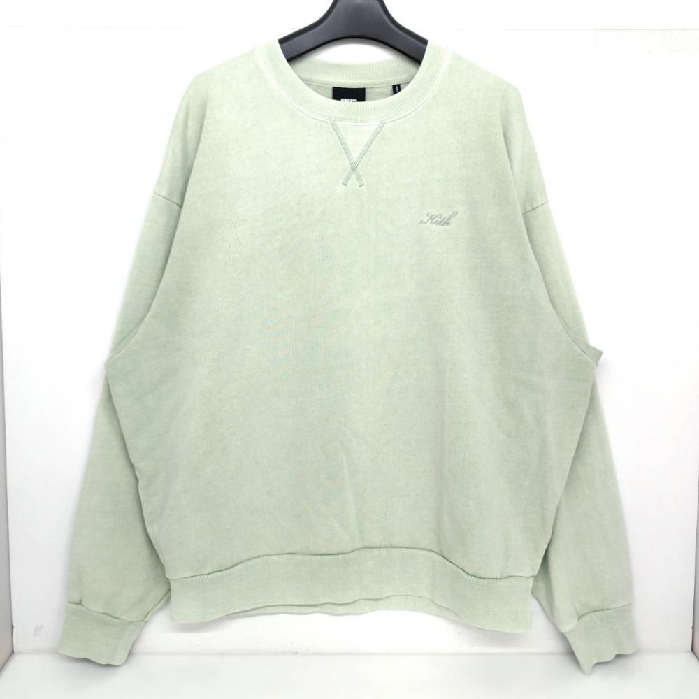05w20385 キス KITH クルーネックスウェットシャツ ライトグリーン L 