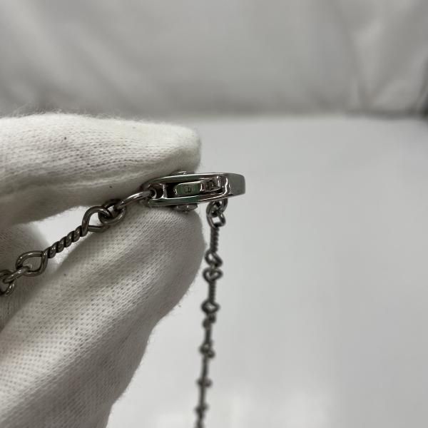 中古】DOLCE&GABBANA D&Gロゴハンガーネックレス シルバー ドルチェ