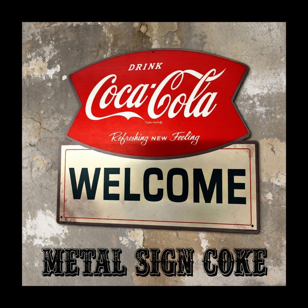 コーラ COKE WELCOME 飲食店 レストラン カフェ 大型サイズ アメリカン 