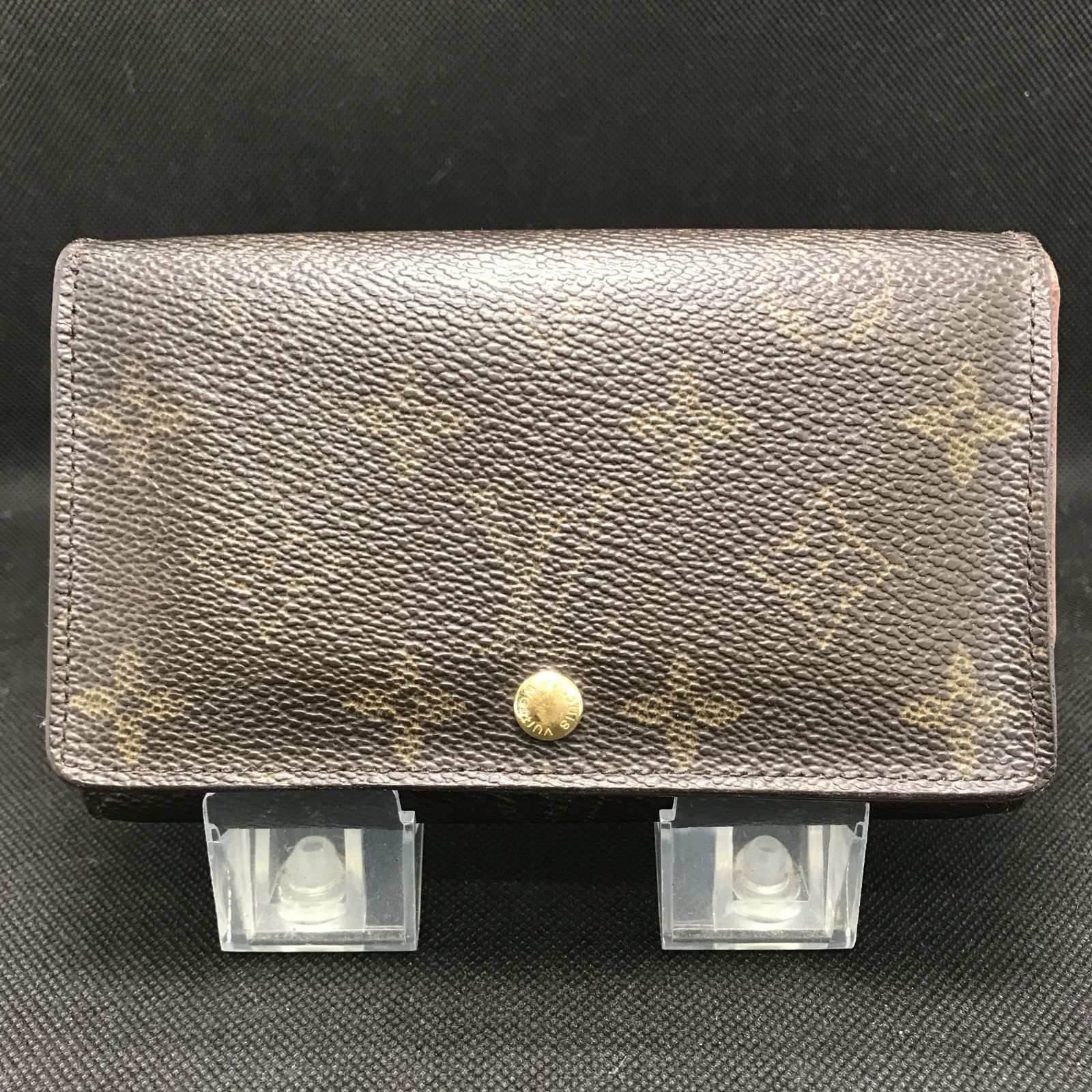 LOUIS VUITTON ルイヴィトン 二つ折り財布 モノグラム ポルトモネ 
