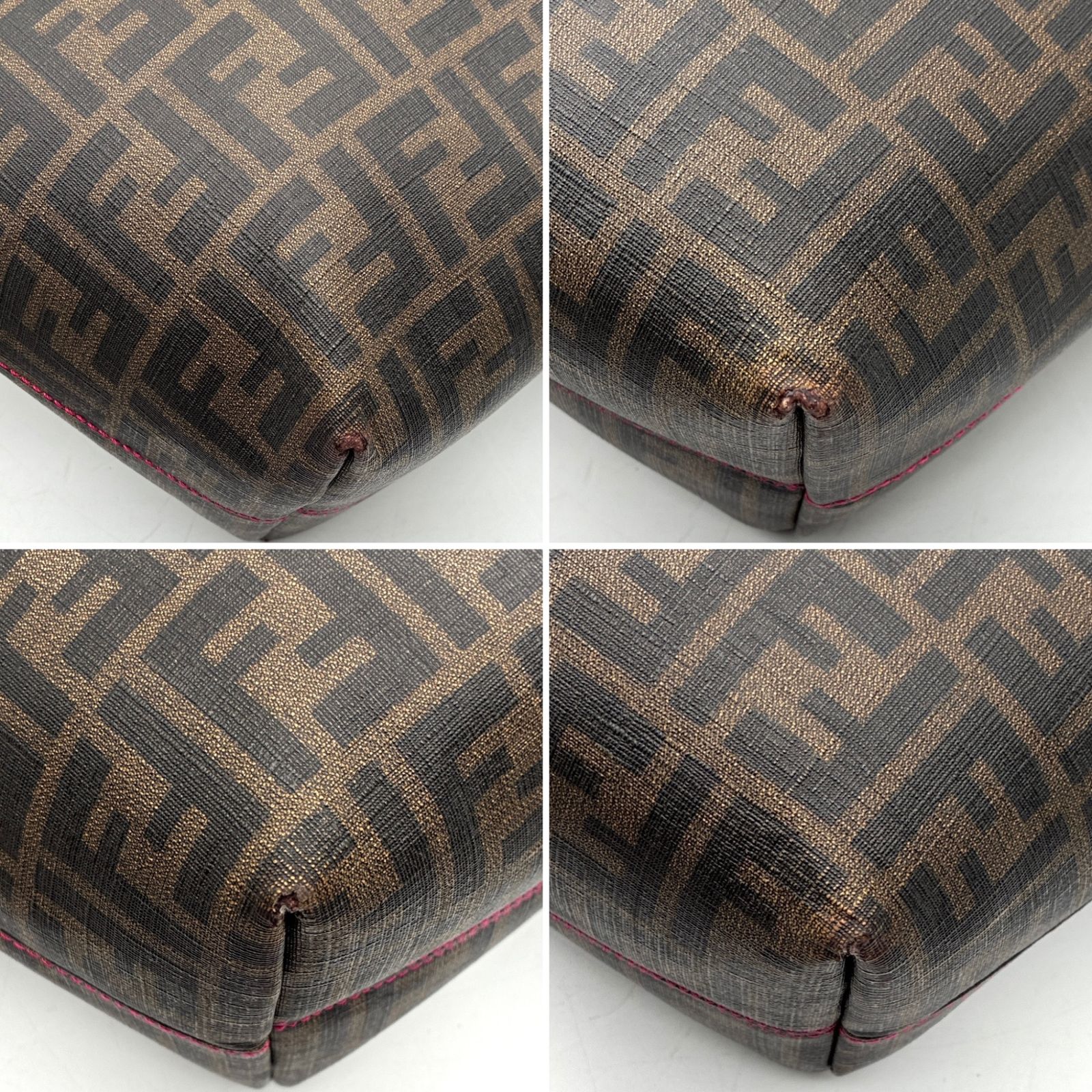 FENDI フェンディ ズッカ柄 トートバッグ ハンドバッグ FENDI フェンディ ズッカ柄 トートバッグ ハンドバッグ