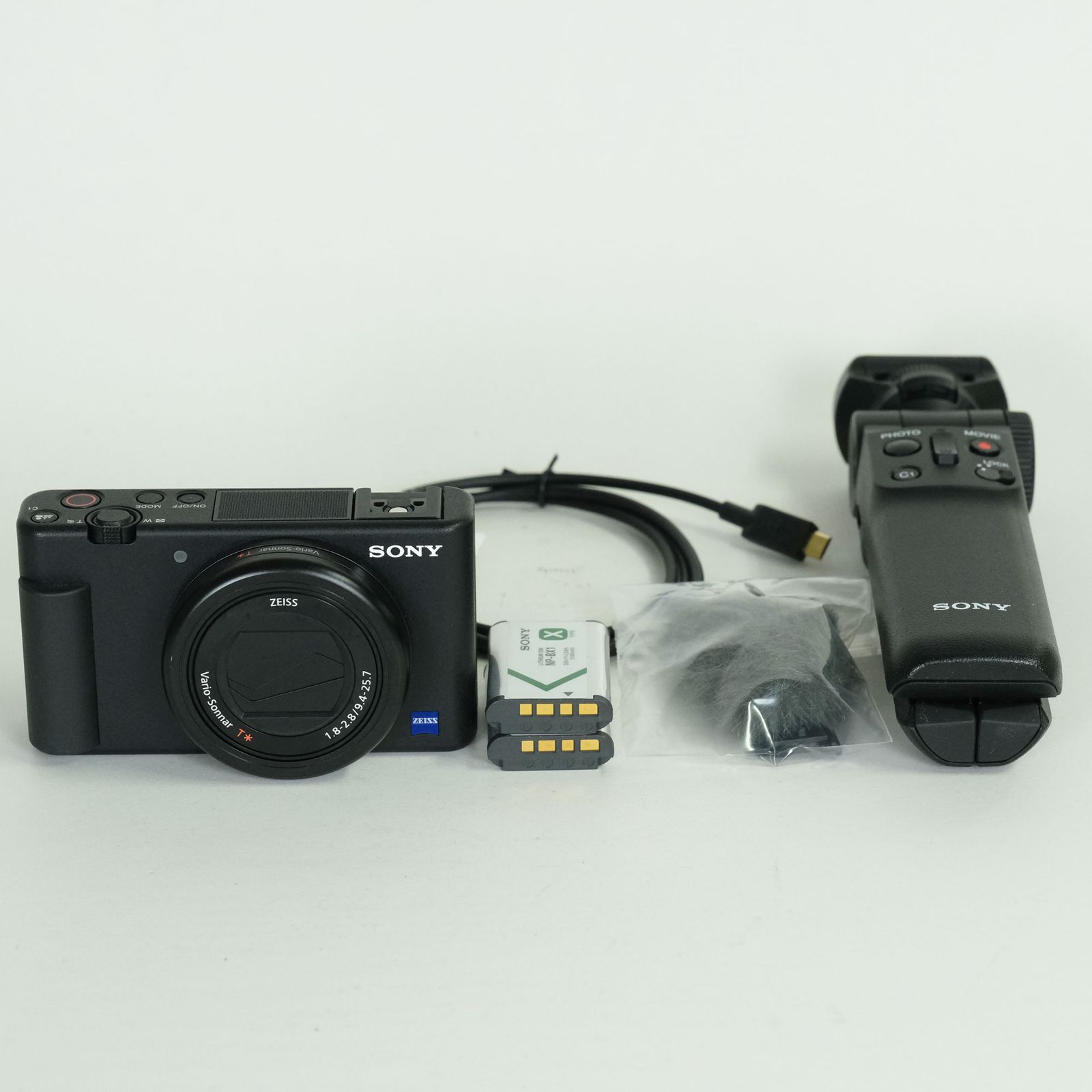 美品] SONY VLOGCAM ZV-1G B シューティンググリップキット ブラック 