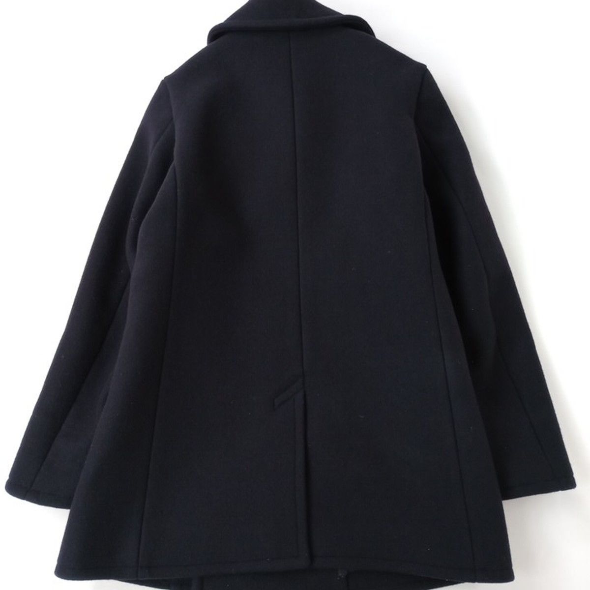 ヤエカ　ライクウェア　リラックスフィット　メルトンウール　ピーコート　ネイビー YAECA LIKE WEAR ヤエカ ライクウェア メルトン Pコート ロング