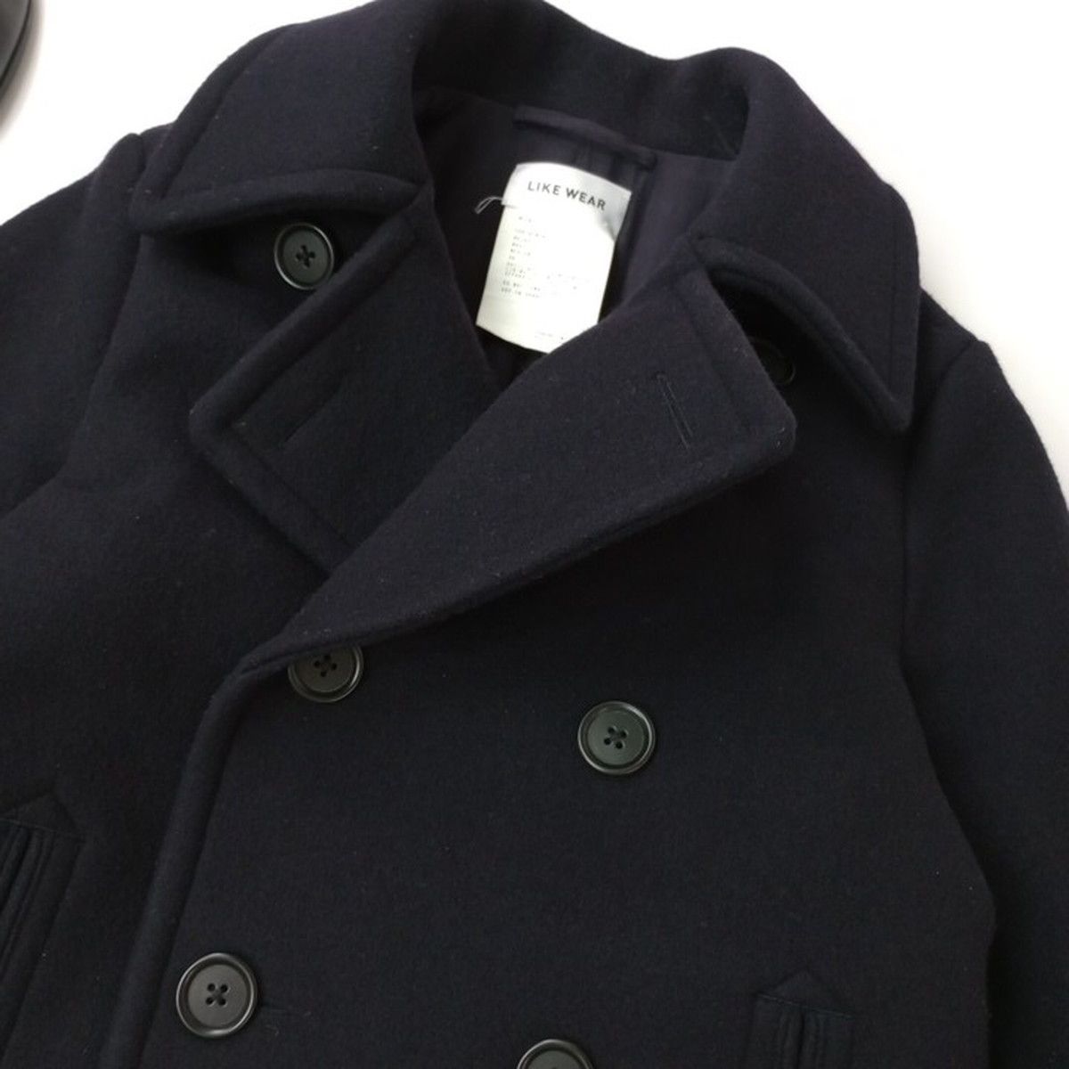 YAECA LIKE WEAR ヤエカ ライクウェア メルトン Pコート ロング