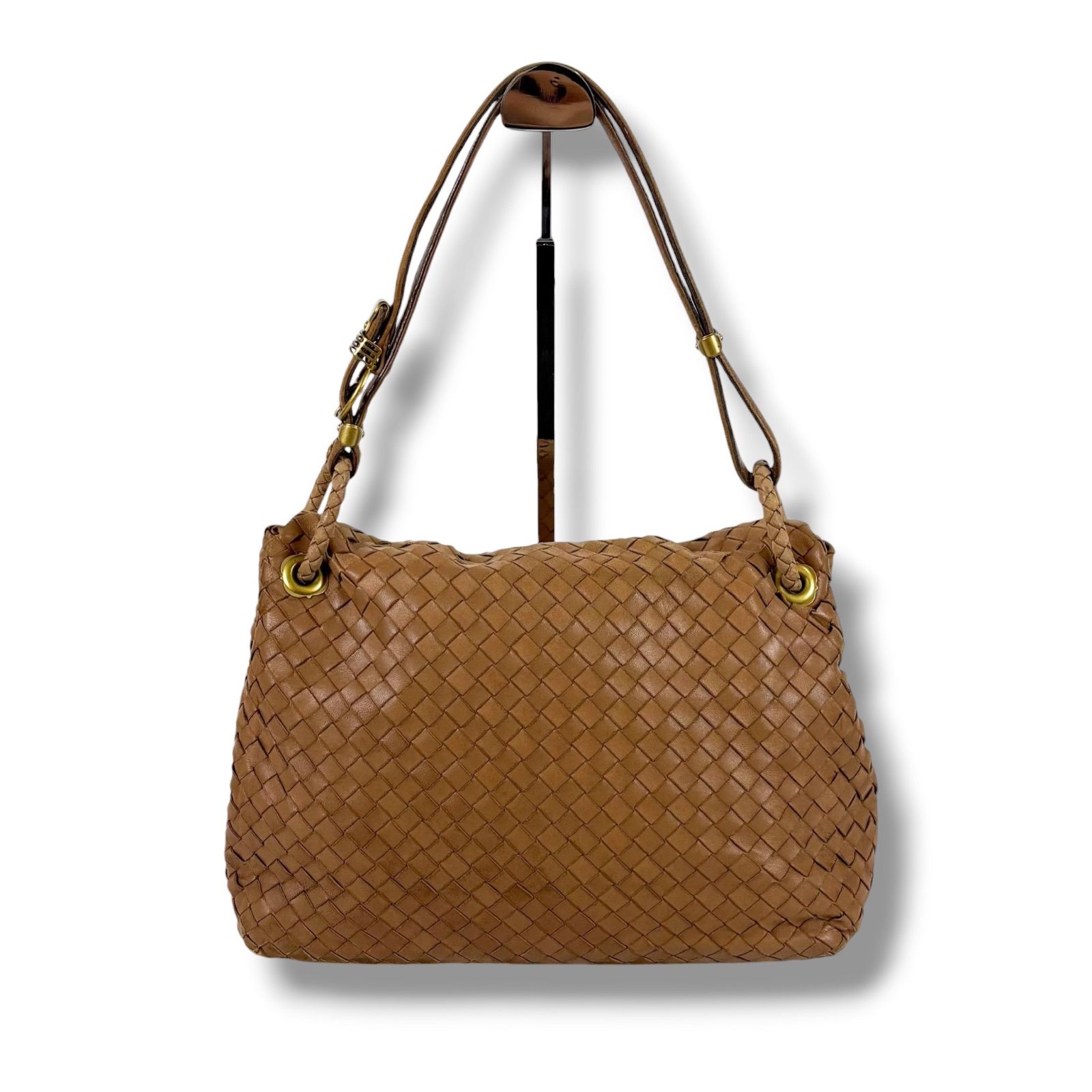 ボッテガヴェネタ BOTTEGA VENETA イントレチャートレザー ワン