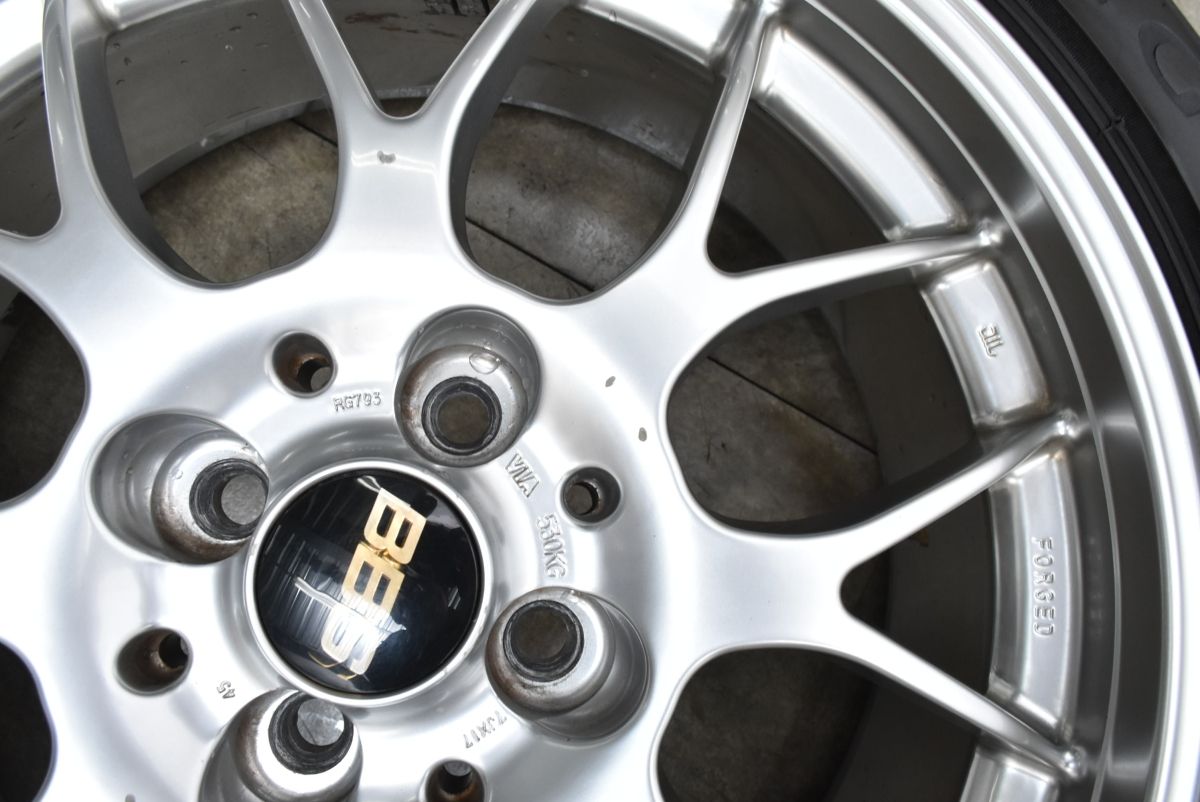 鍛造 人気ホイール】BBS RG-R RG793 17in 7J +45 PCD100 ブリヂストン 