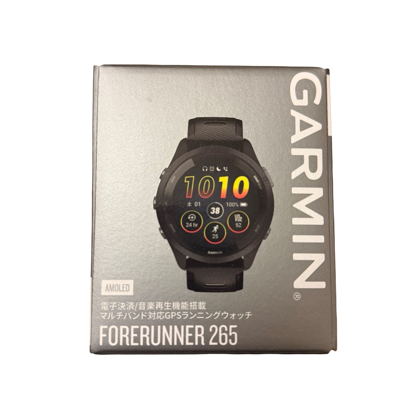 Garmin Forerunner 265 Black AMOLEDディスプレイ搭載モデル【AC82 