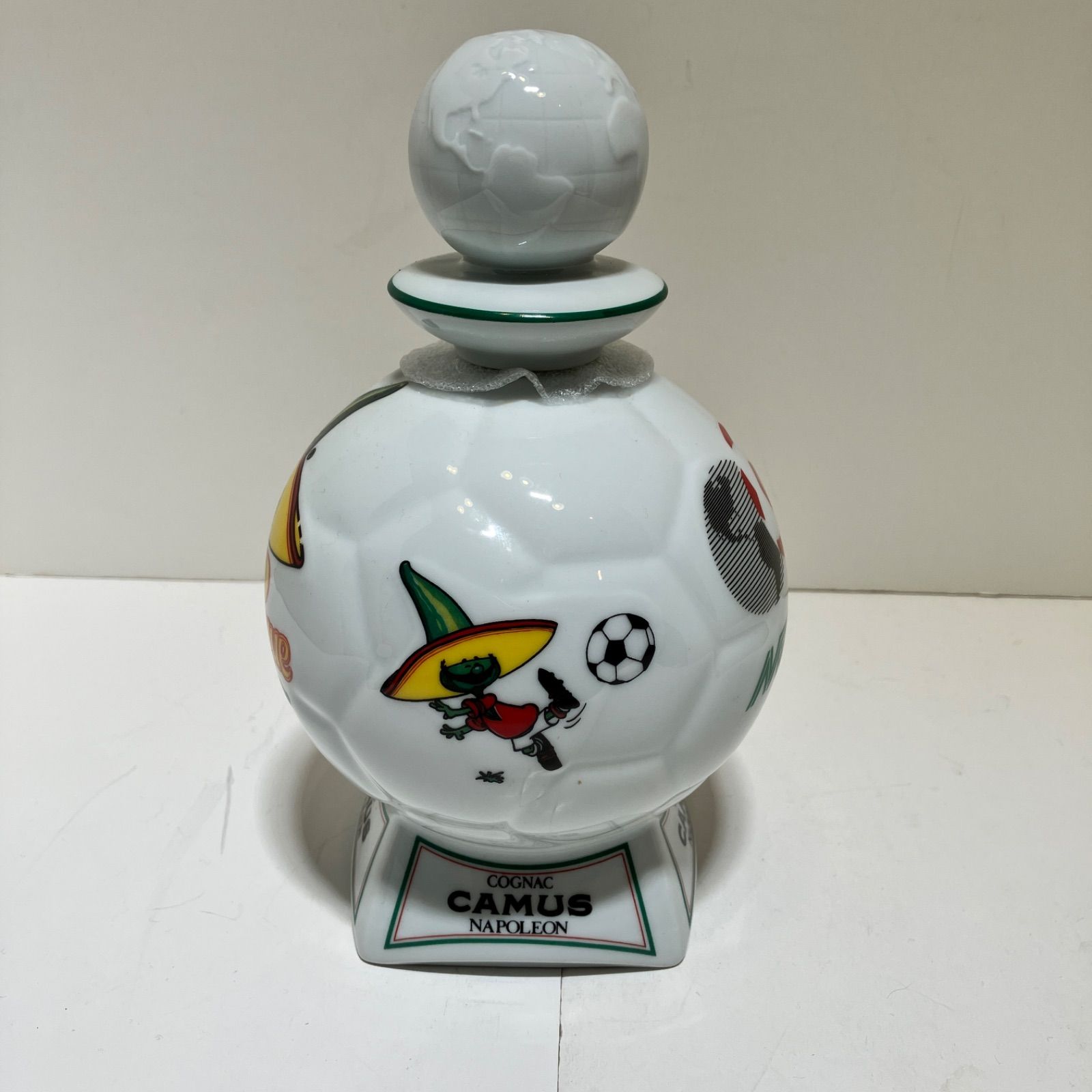 未開栓 】古酒 カミュナポレオン 86年メキシコW杯記念 陶器ボトル 