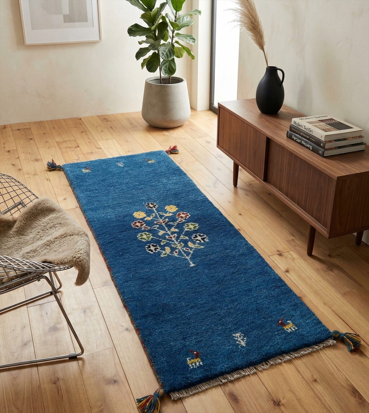 115x43cm ペルシャギャッベ ランナー (ギャベ) ペルシャ絨毯 ギャッベ 115x43cm ペルシャギャッベ ランナー (ギャベ) ペルシャ絨毯 ギャッベ