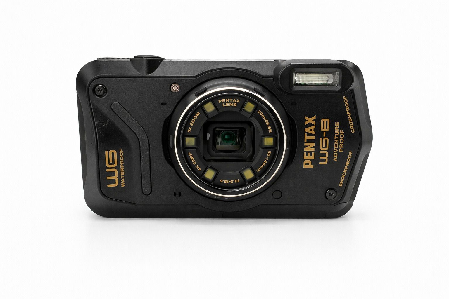 PENTAX WG-8 ブラック 現状品 一部難あり バッテリー付属 - メルカリ