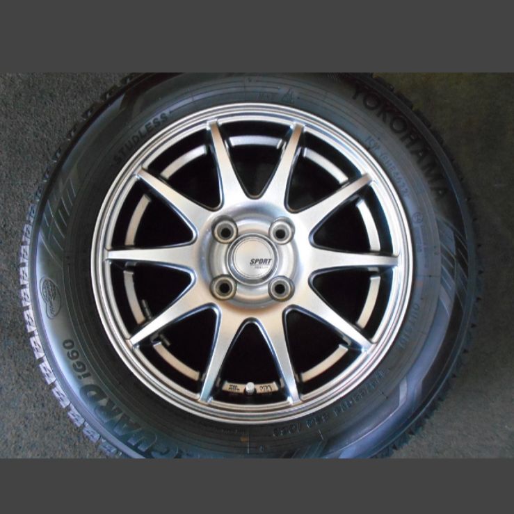 T-2181)本州送料無料 超バリ山 iG60 175/65R14 10パッソ ファンカーゴ 