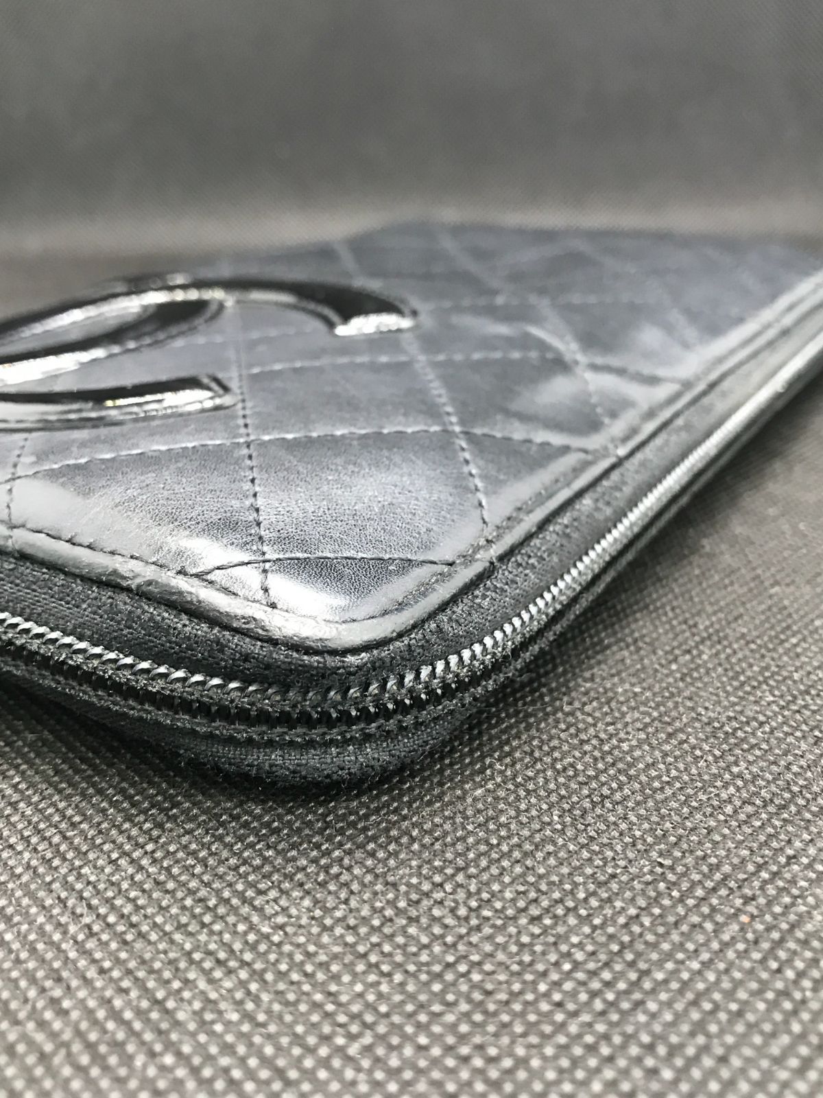 CHANEL シャネル 長財布 カンボンライン マトラッセ 4655 - メルカリ