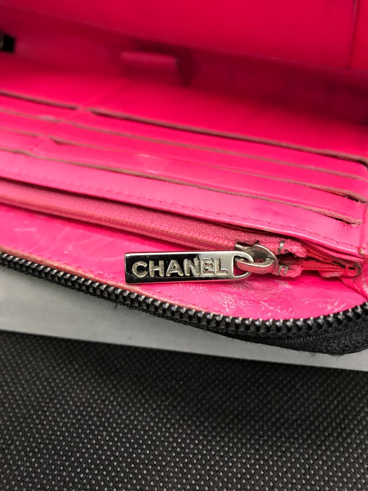 CHANEL シャネル 長財布 カンボンライン マトラッセ 4655 - メルカリ