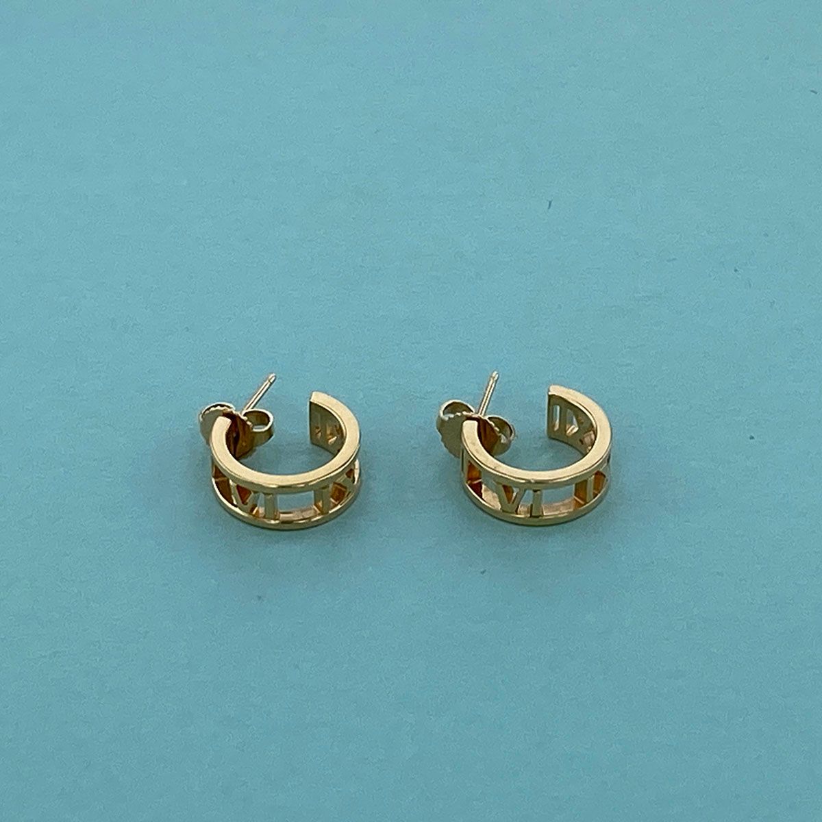TIFFANY&Co. ティファニー アトラス ピアス 750PG ピアス レディース 