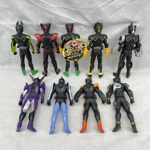 中古】現状品)仮面ライダーオーズ ソフビ9体セット[91] - メルカリ