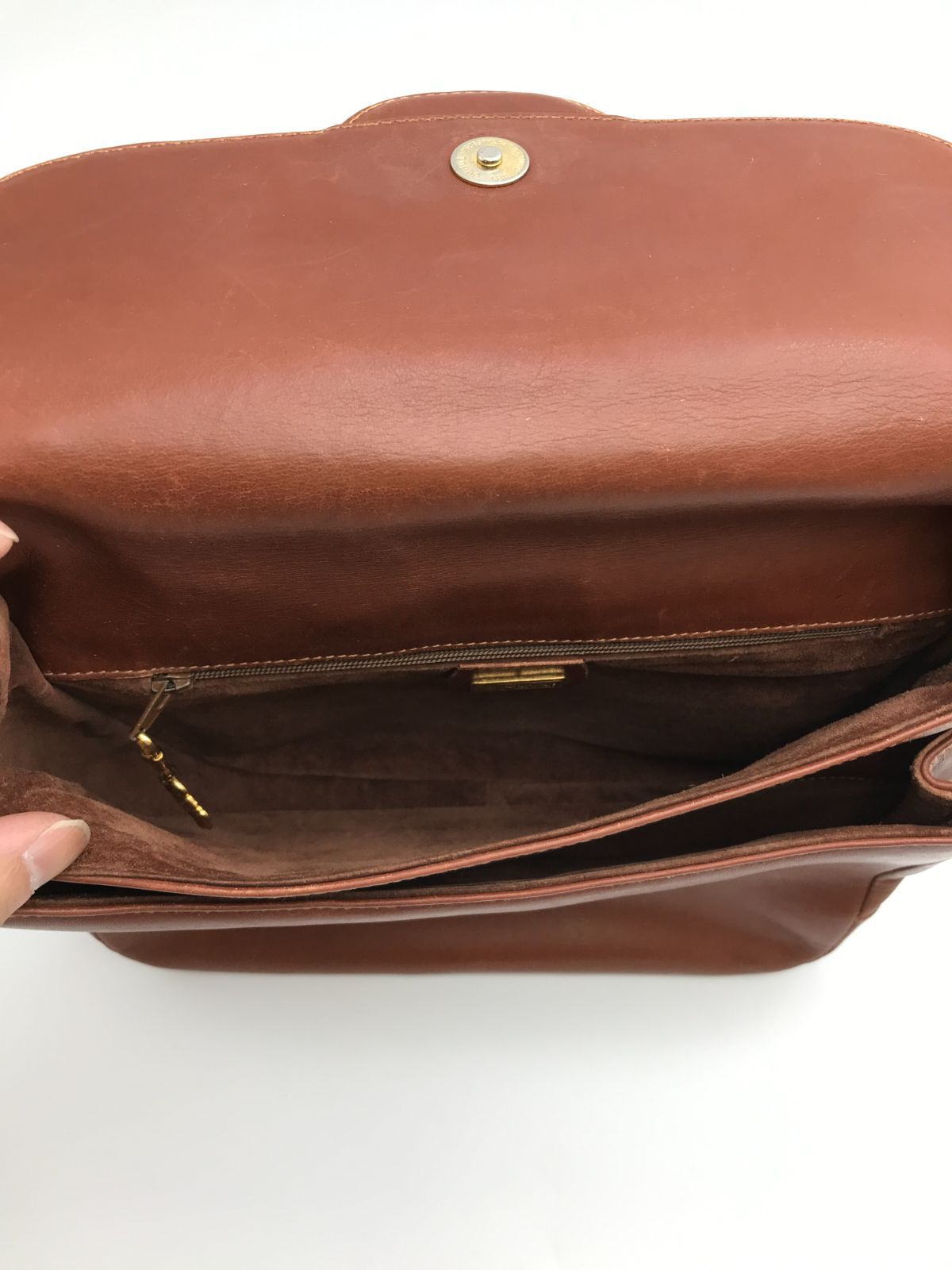本物 グッチ GUCCI クロコダイル レザー ショルダーバッグ ポシェット ブラウン バッグ 中古・ 希少 GUCCI オールドグッチ ショルダーバッグ レザー×クロコダイル