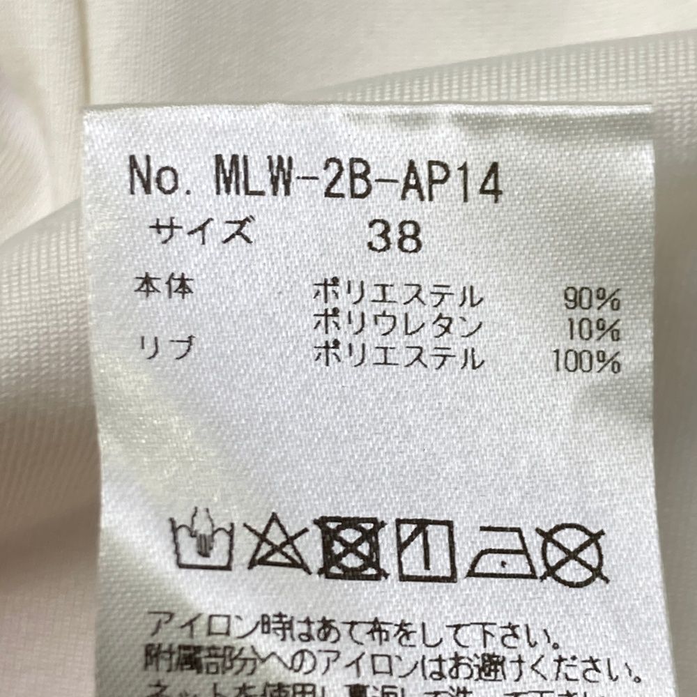 サイズ：38 MARK&LONA マークアンドロナ ノースリーブポロシャツ