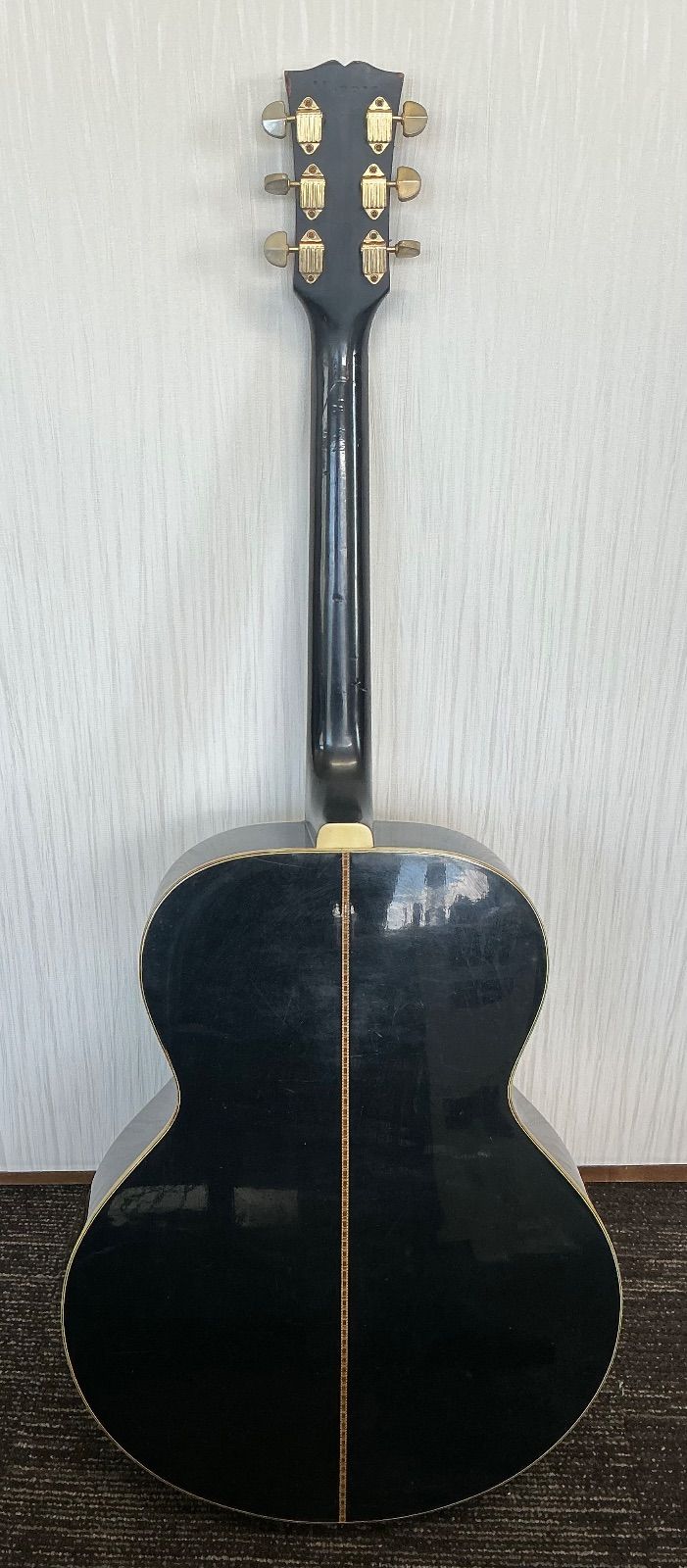 MORRIS モーリス ギター WJ-100SKB 黒色 中古品 - メルカリ
