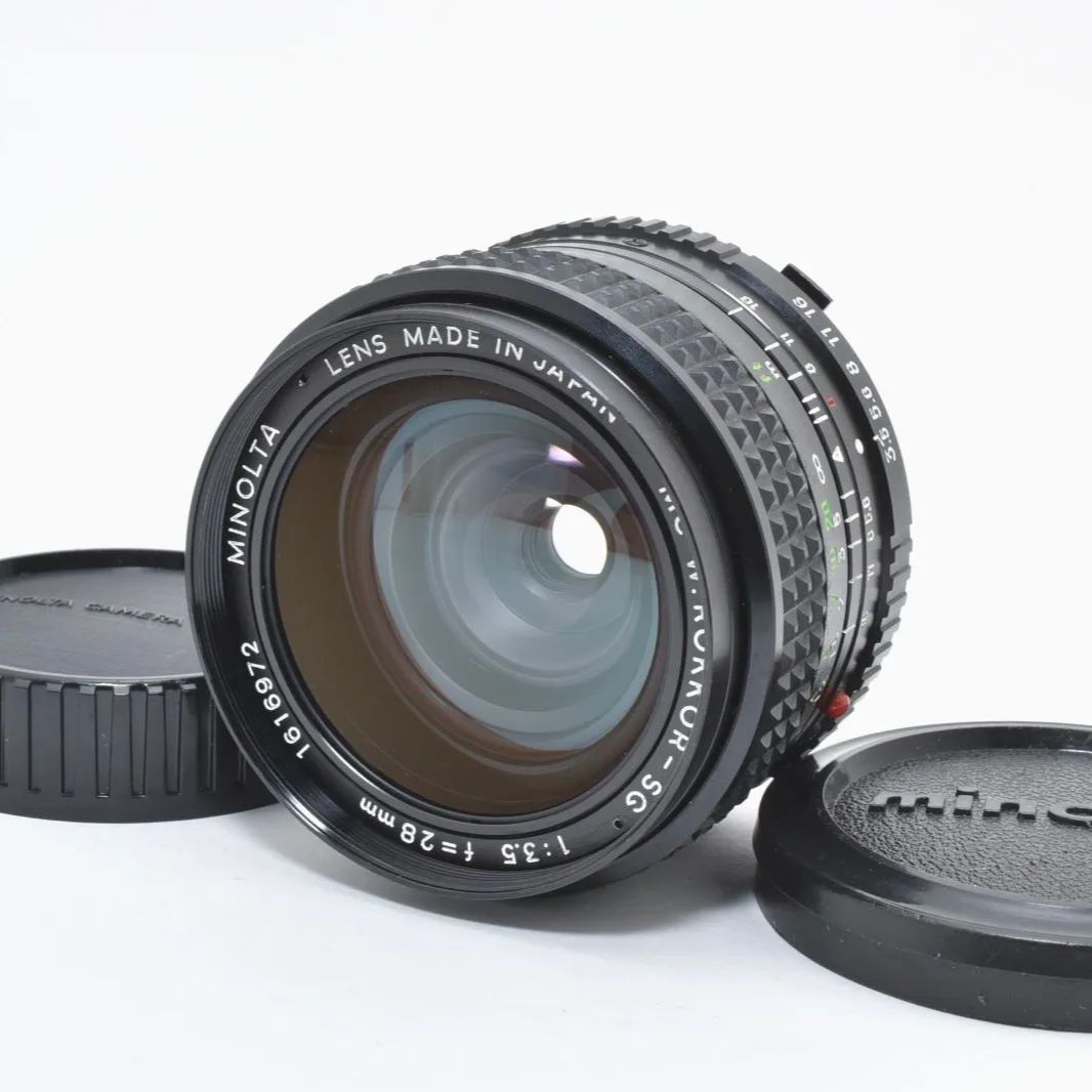 MINOLTA MC -SG 28mm F3.5 ¥8,800（中古 SRマウント 美品! MC W
