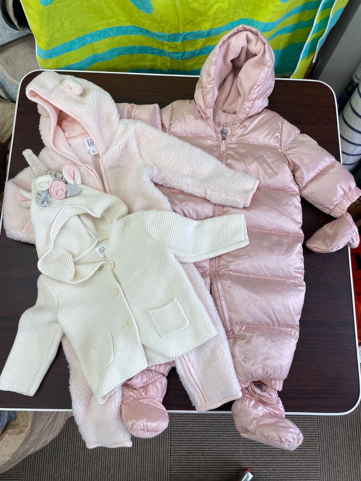 まとめ売り】babyGAP 6-12ヶ月 70サイズ3点-新幹線