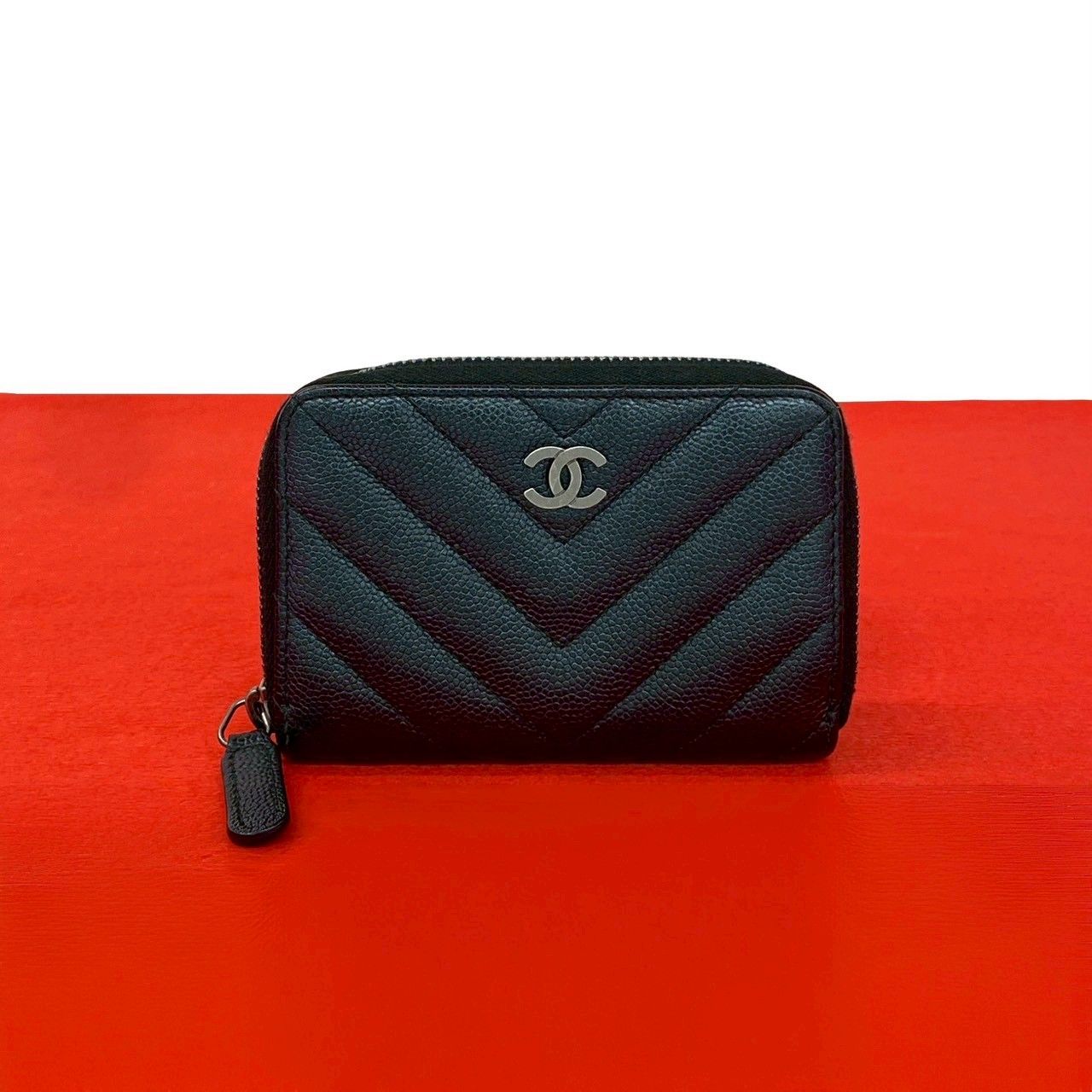 未使用保管品 シール有 24番台 CHANEL シャネル ココマーク シュブロン 