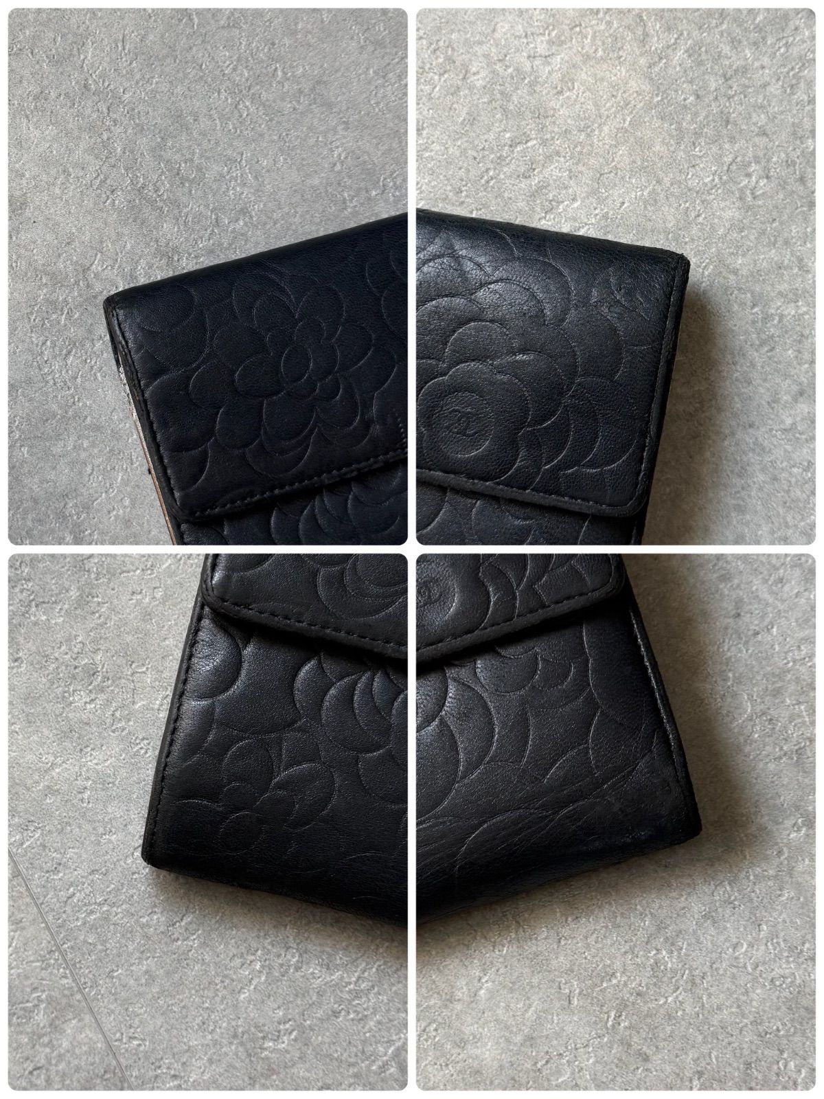 CHANEL シャネル カメリア オーガナイザー ラウンドファスナー長