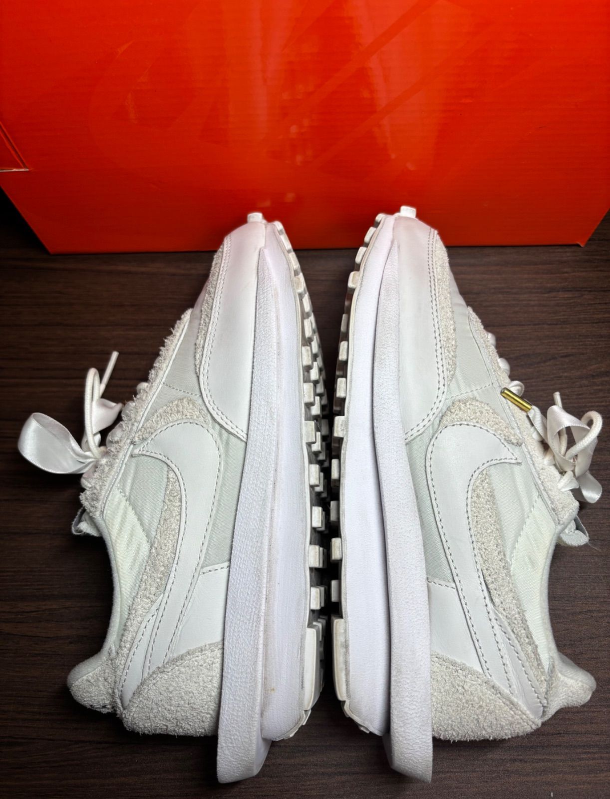 サカイ × ナイキ LDV ワッフル トリプルホワイト 中古品 size24.0 