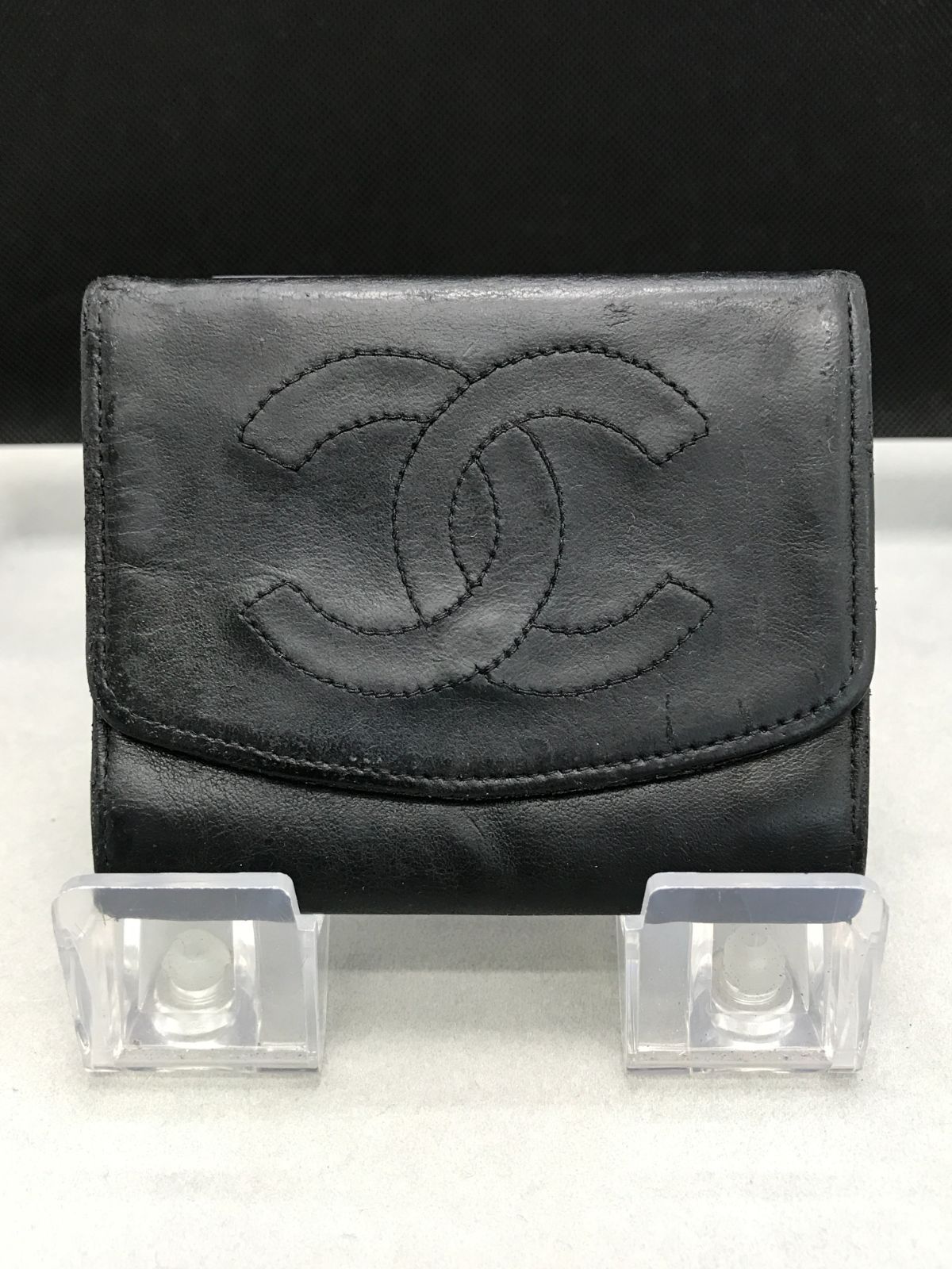 CHANEL　シャネル　コインケース　レザー　ココマーク　3221