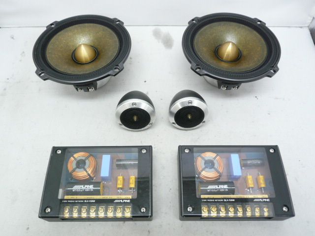 中古】 アルパイン DLX-F177 17cmコンポーネント2ウェイスピーカー 