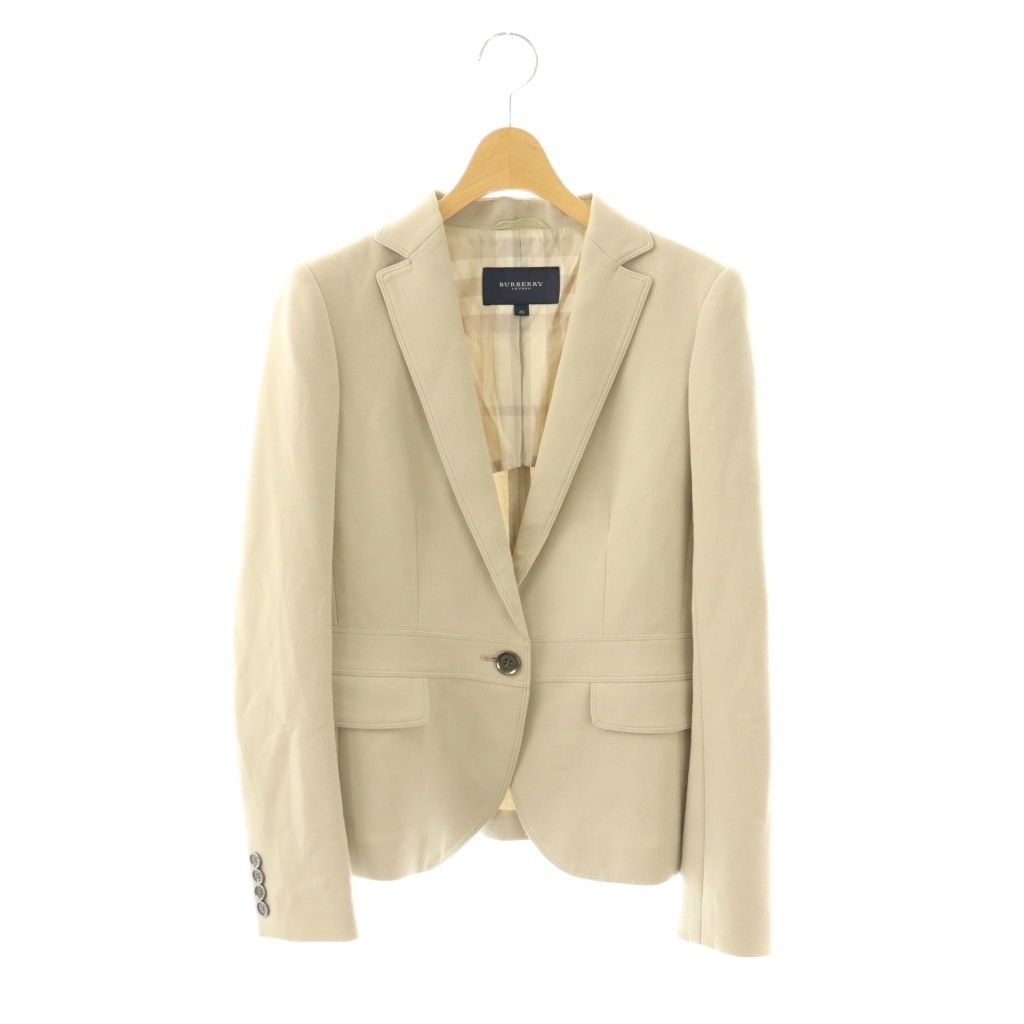 BURBERRY LONDON テーラードジャケット ベロア 【美品/M】バーバリー 