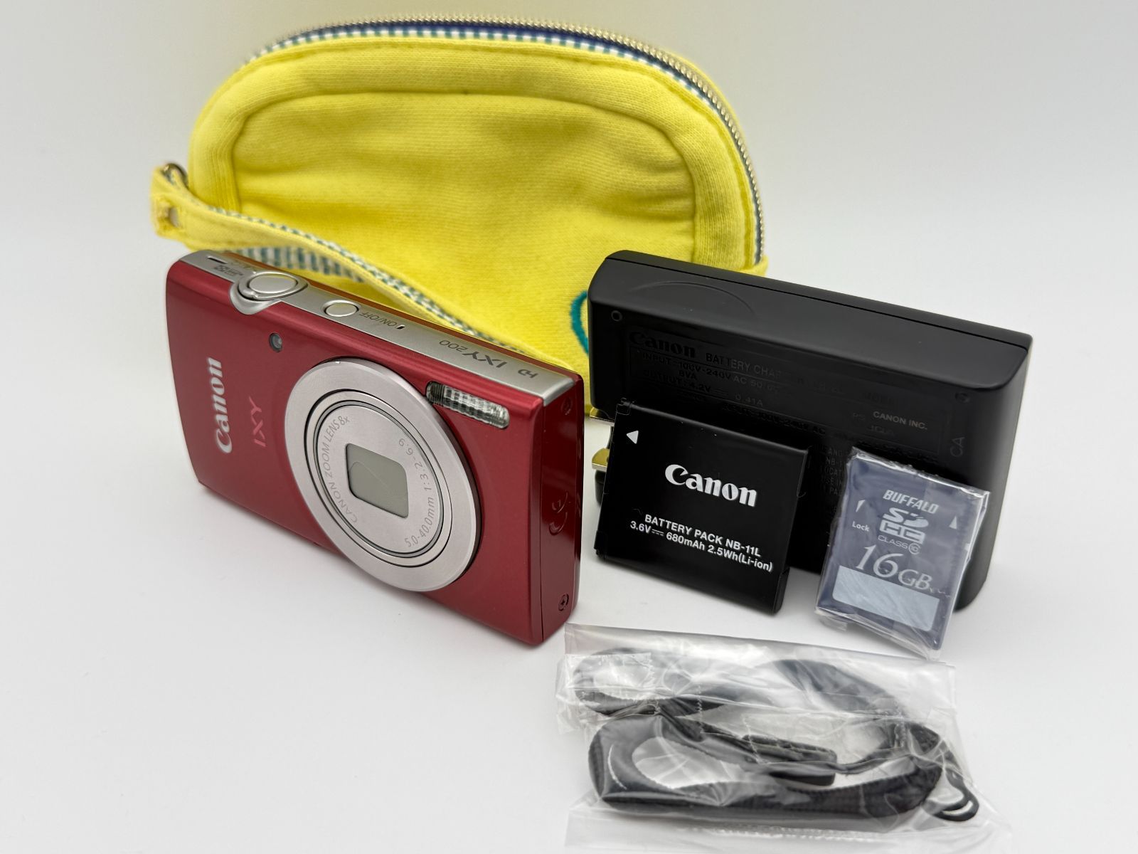CANON IXY 200 レッド キャノン イクシー デジタルカメラ - メルカリ