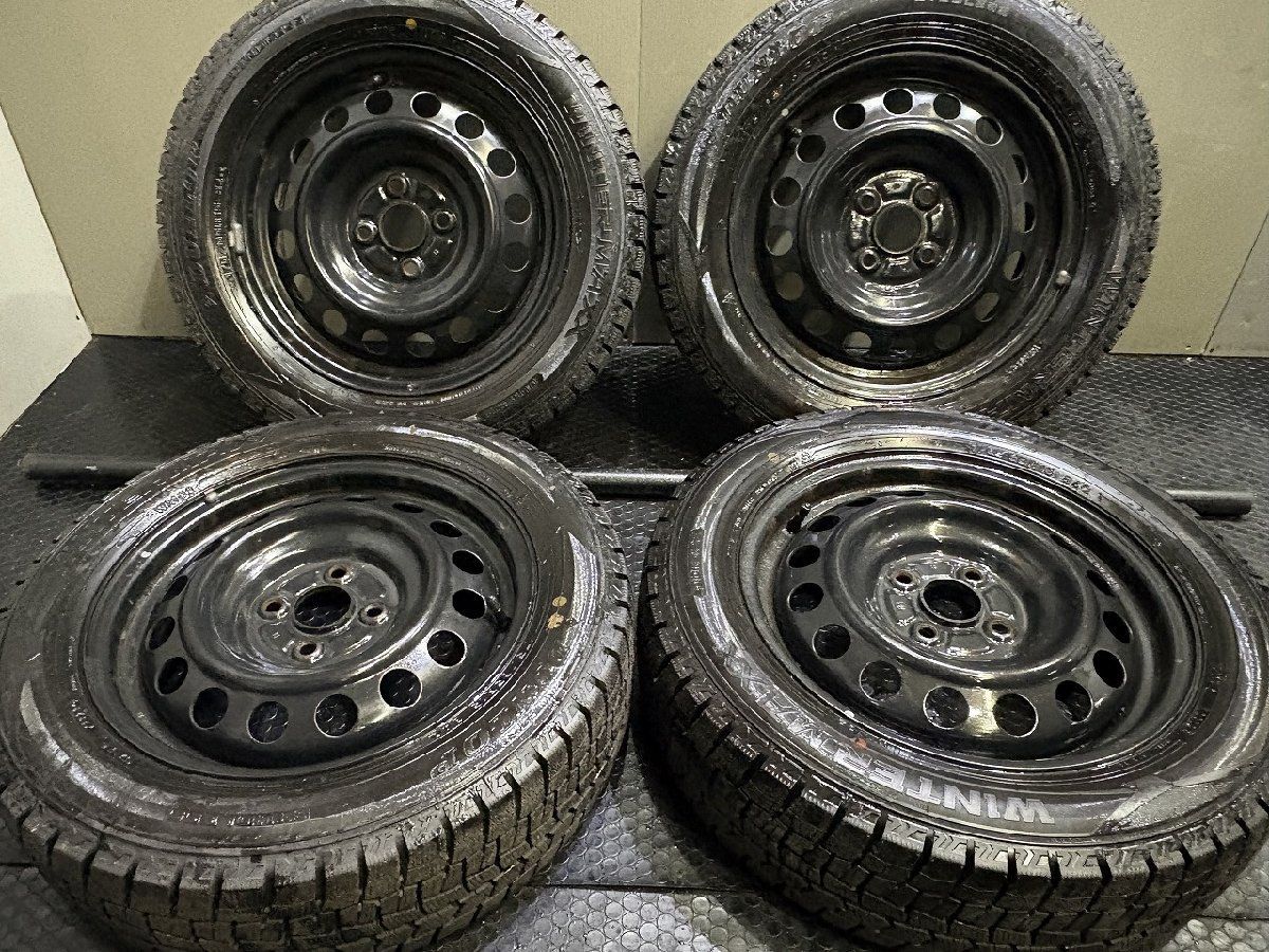 タイヤ走行短め【DL WM02 175/65R15】スタッドレス【スチールホイール 