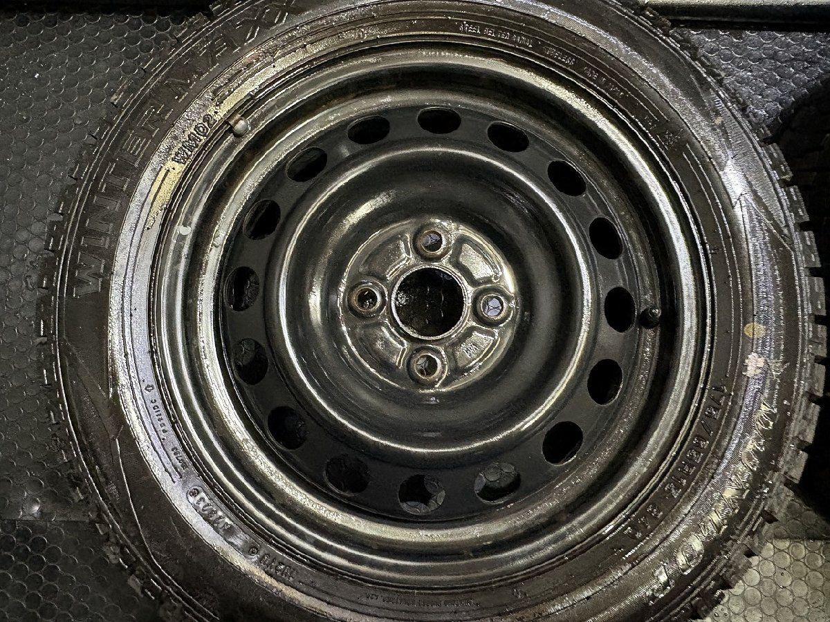 タイヤ走行短め【DL WM02 175/65R15】スタッドレス【スチールホイール 