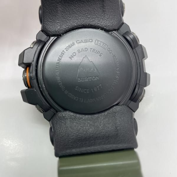 中古】CASIO × BYRTON G-SHOCK 腕時計 GG-1000BTN クオーツ 緑 箱あり