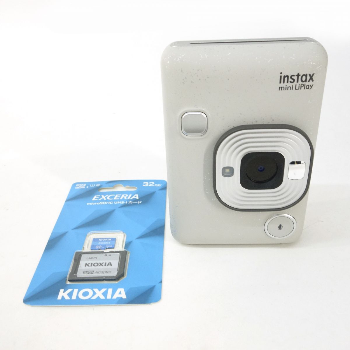 FUJIFILM 富士フィルム instax mini LiPlay チェキ ストーンホワイト 