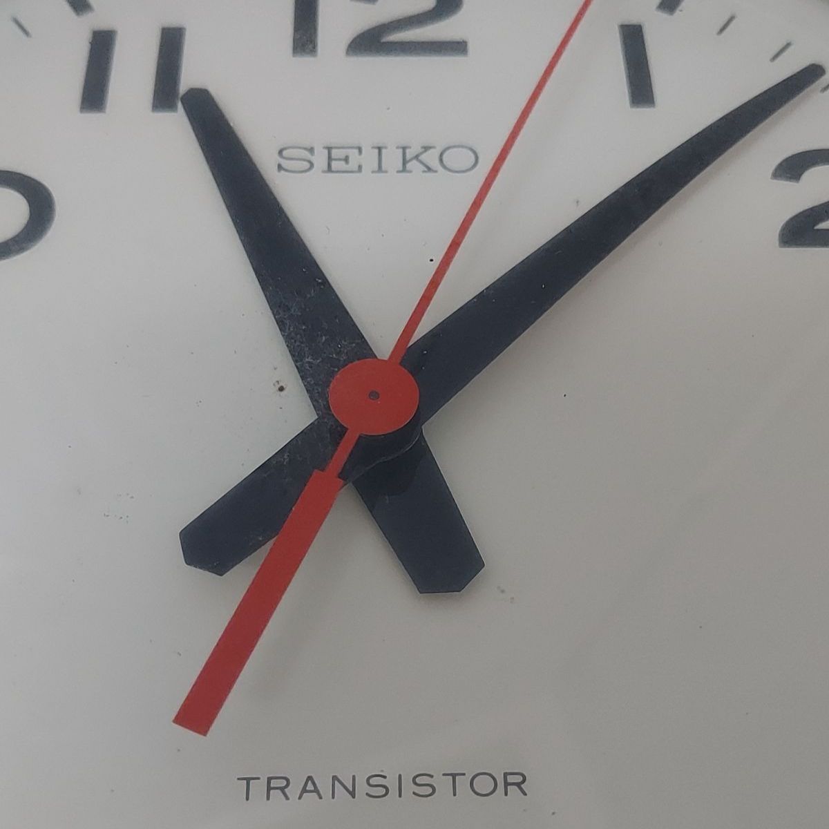 希少！動作品 SEIKO トランジスタ バス時計 船舶時計 壁掛け時計 
