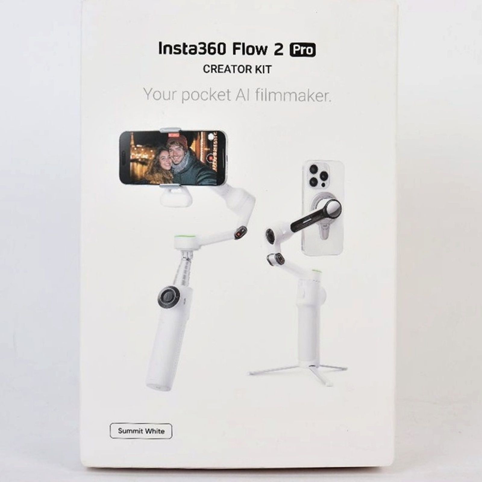 Insta360 Flow 2 Pro クリエイターキット サミットホワイト 自撮り棒 