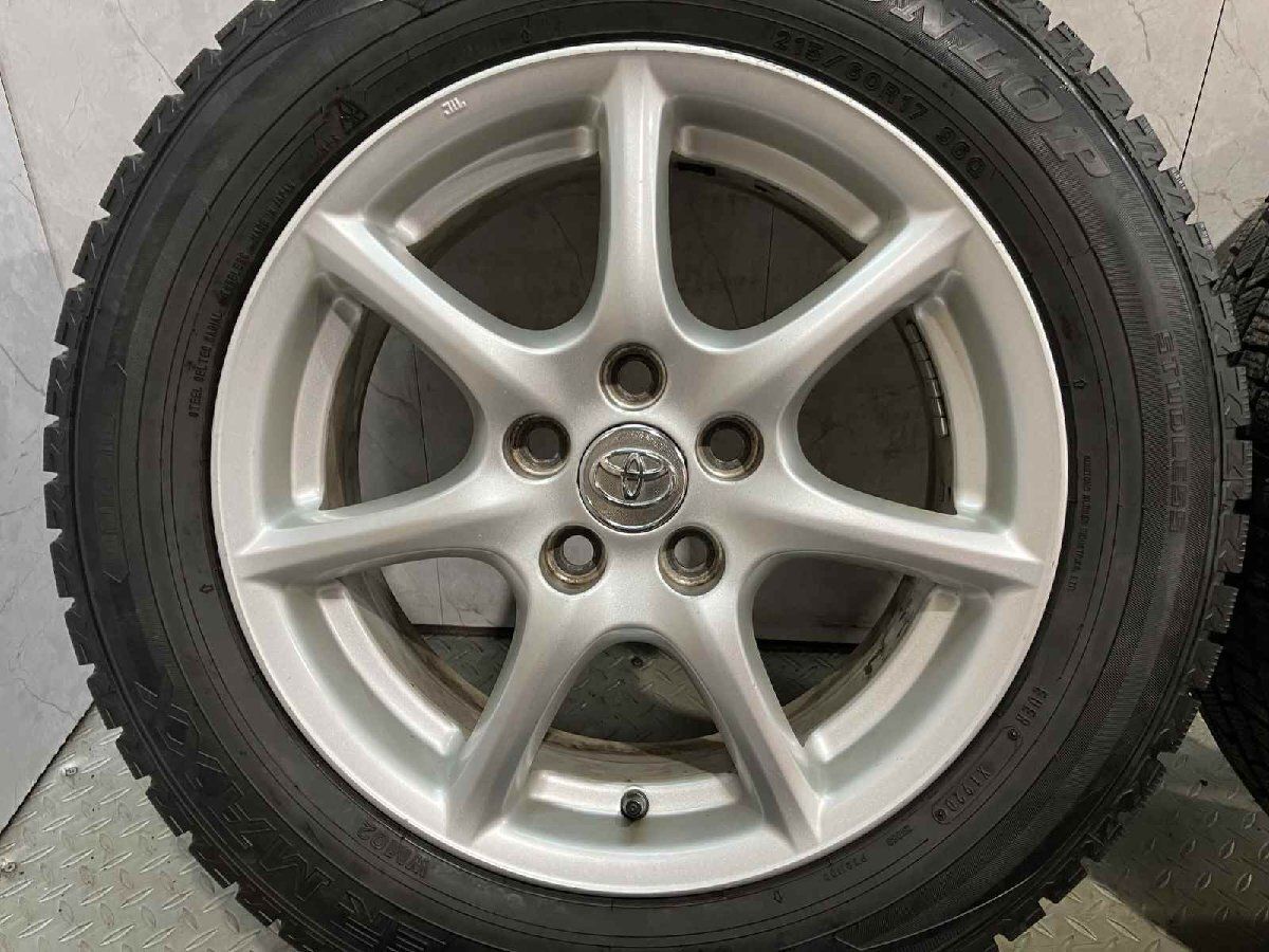 DUNLOP WM02 215/60R17】スタッドレス【TOYOTA 50系エスティマ 純正 