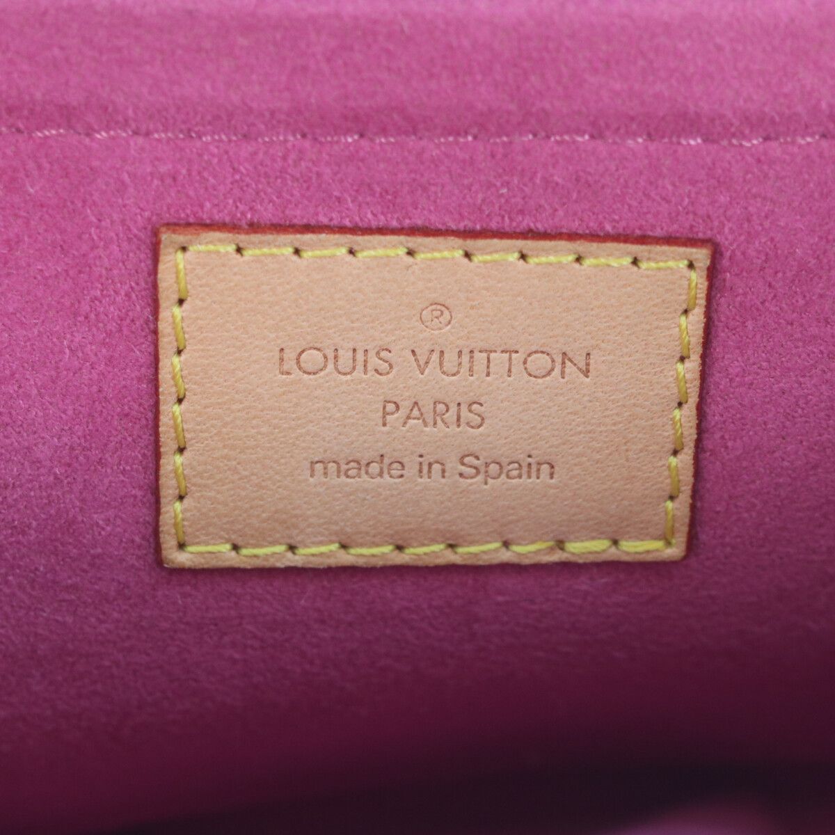 ルイヴィトン 06年 M95216 ﾓﾉｸﾞﾗﾑﾃﾞﾆﾑ ﾌｭｰｼｬﾋﾟﾝｸ ﾐﾆﾌﾟﾘｰﾃｨ LOUIS VUITTON - LOUIS VUITTON ルイヴィトン 06年 M95216 モノグラム