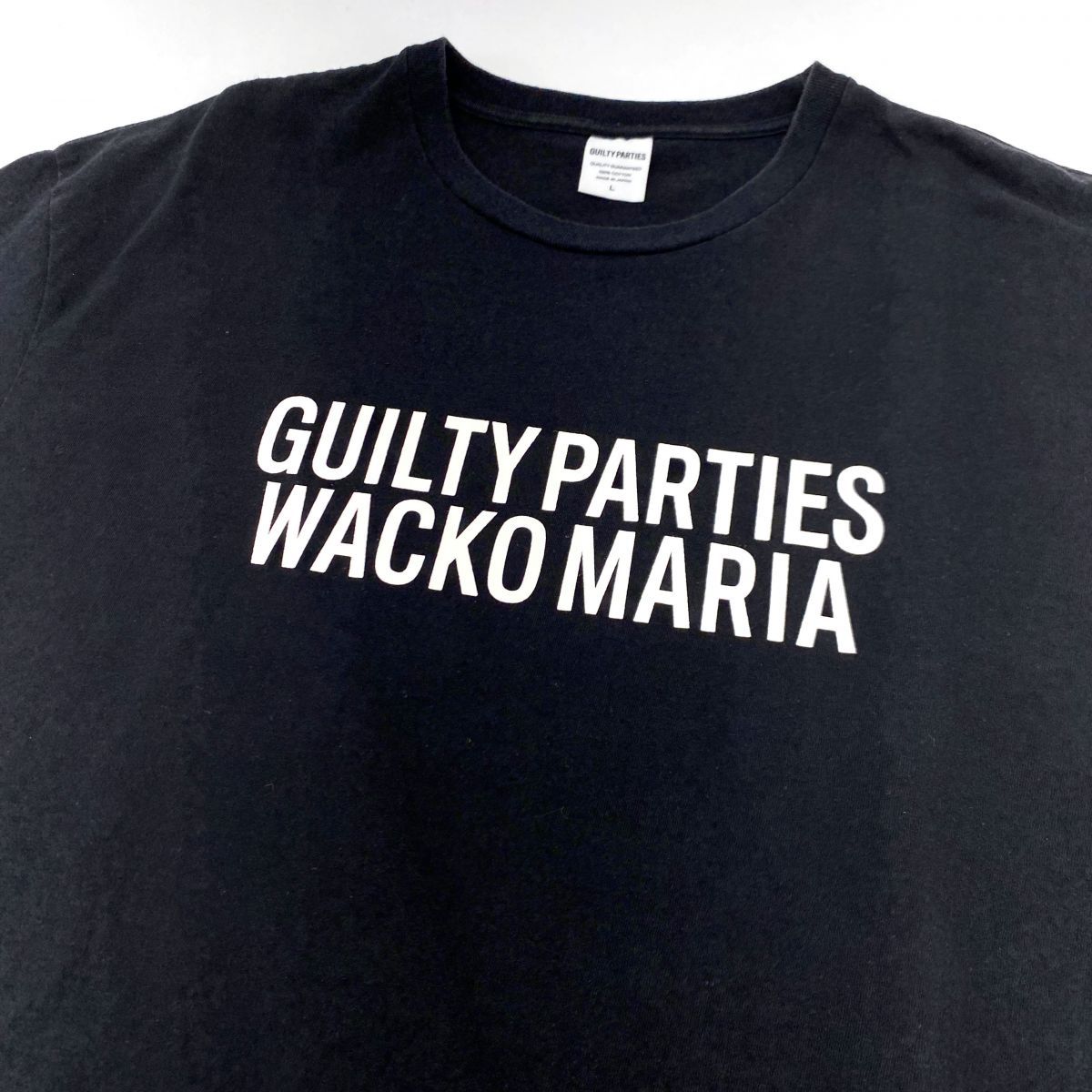 WACKO ワコマリア MARIA GUILTY PARTIES ロゴ Tシャツ 半袖 Lサイズ