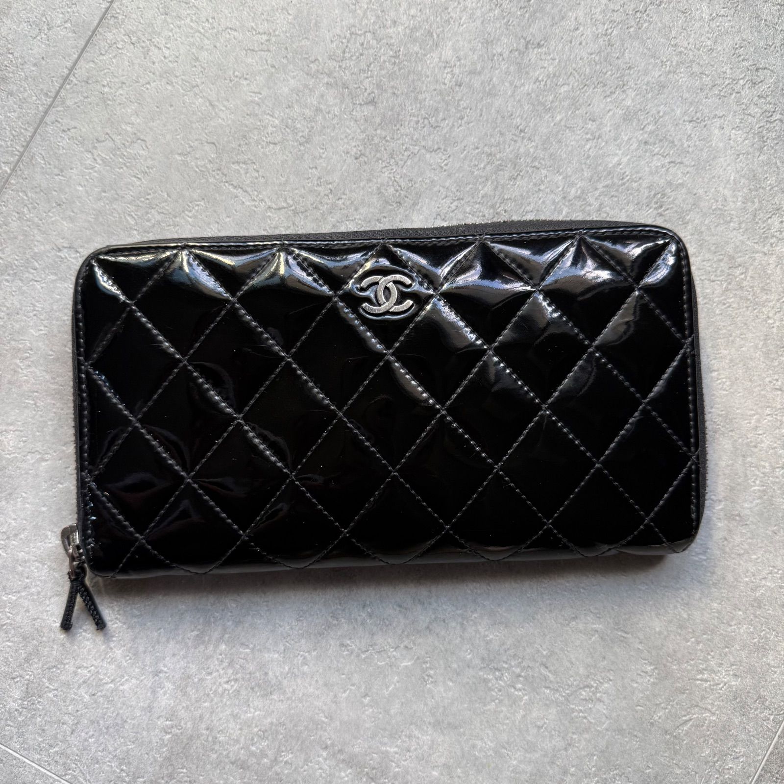 CHANEL シャネル マトラッセ タイムレスクラシック パテントレザー 