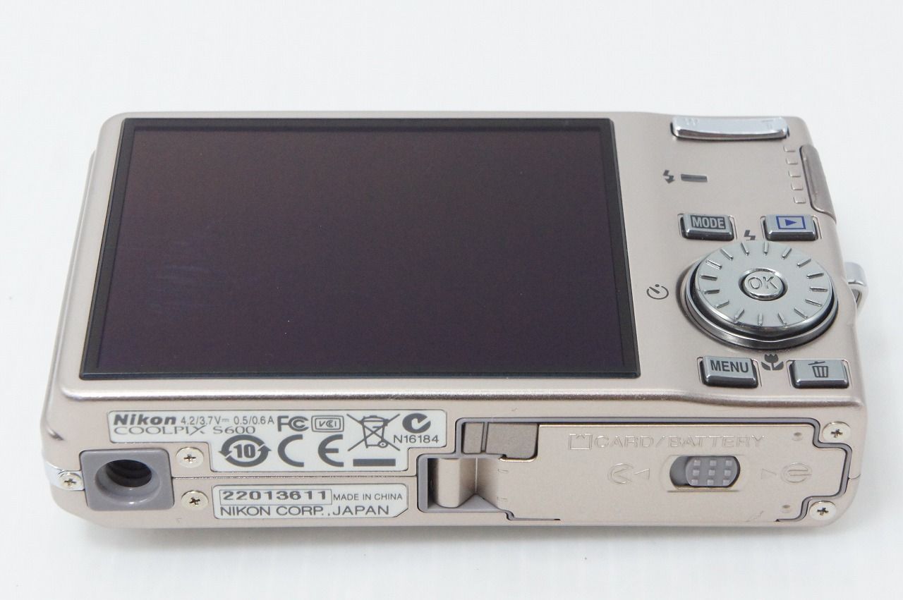 良品 Nikon ニコン COOLPIX S600 コンパクトデジタルカメラ ピンク