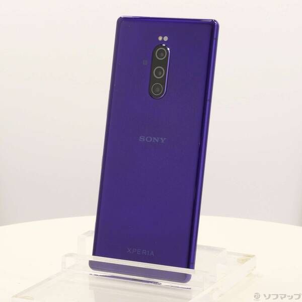 中古】Xperia 1 64GB パープル SoftBank 802SO - メルカリ