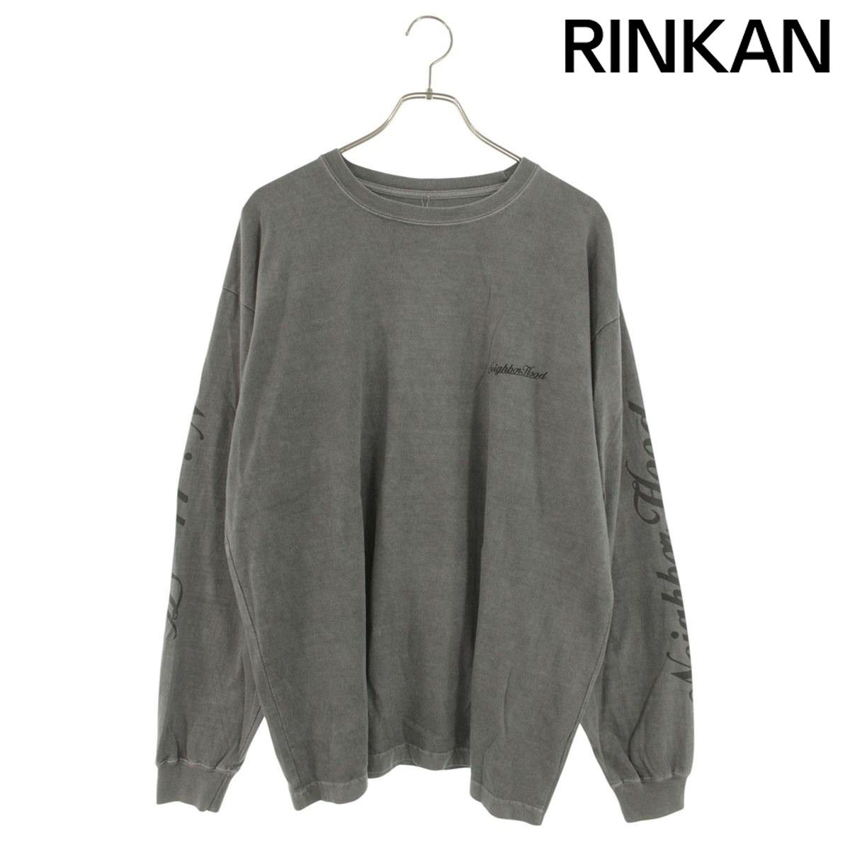 ネイバーフッド NH. TEE LS-12 アームロゴプリント長袖カットソー 