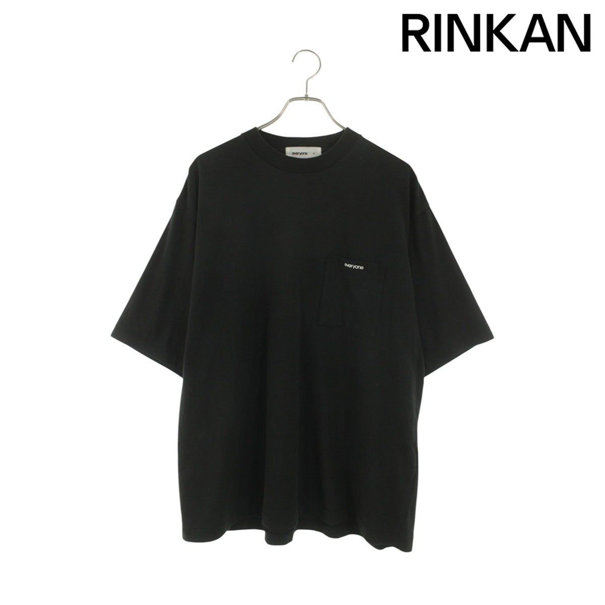 公式通販にて購入 everyone 黒 ポケットTシャツ 【公式通販】